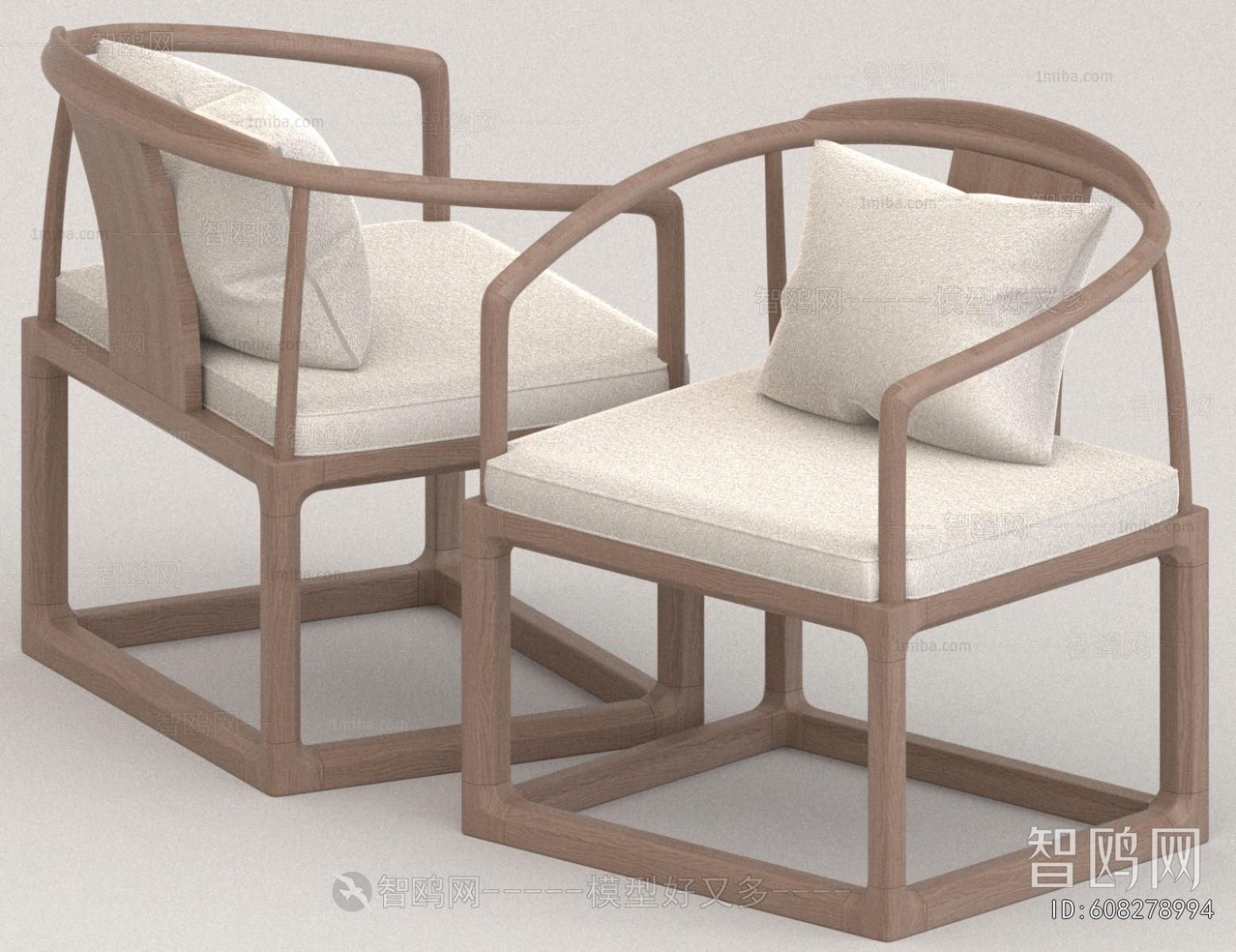 New Chinese Style Lounge Chair
