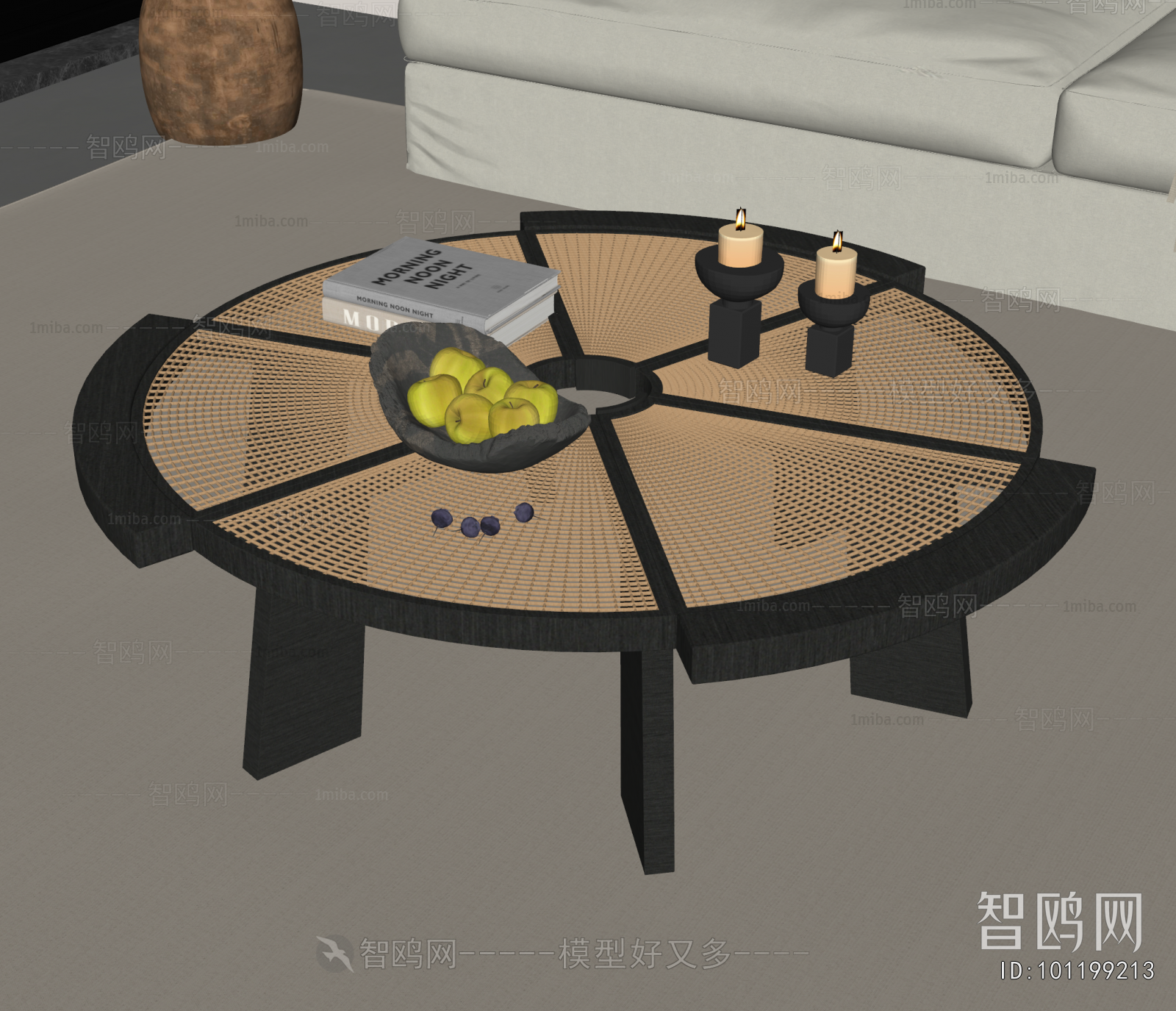 Wabi-sabi Style Coffee Table