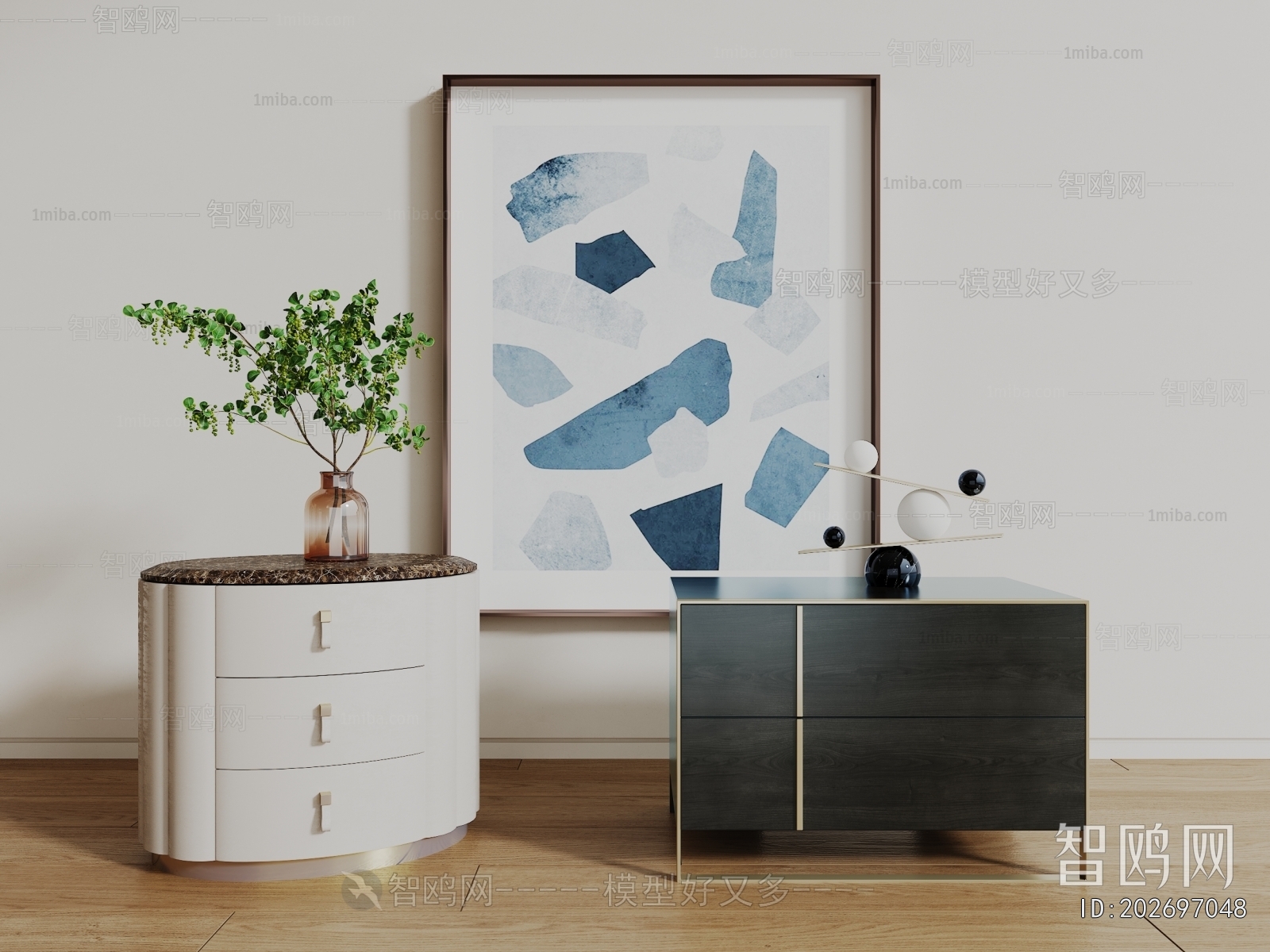 Modern Bedside Cupboard