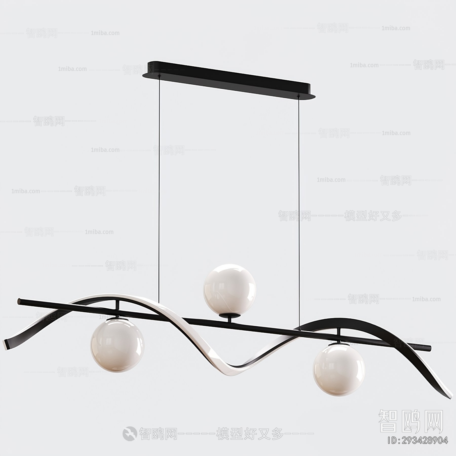 Modern Long Chandelier