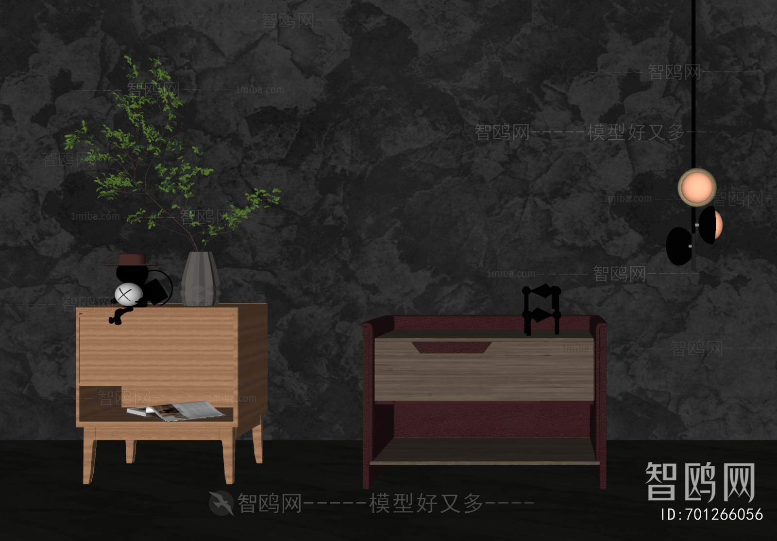 Modern Bedside Cupboard