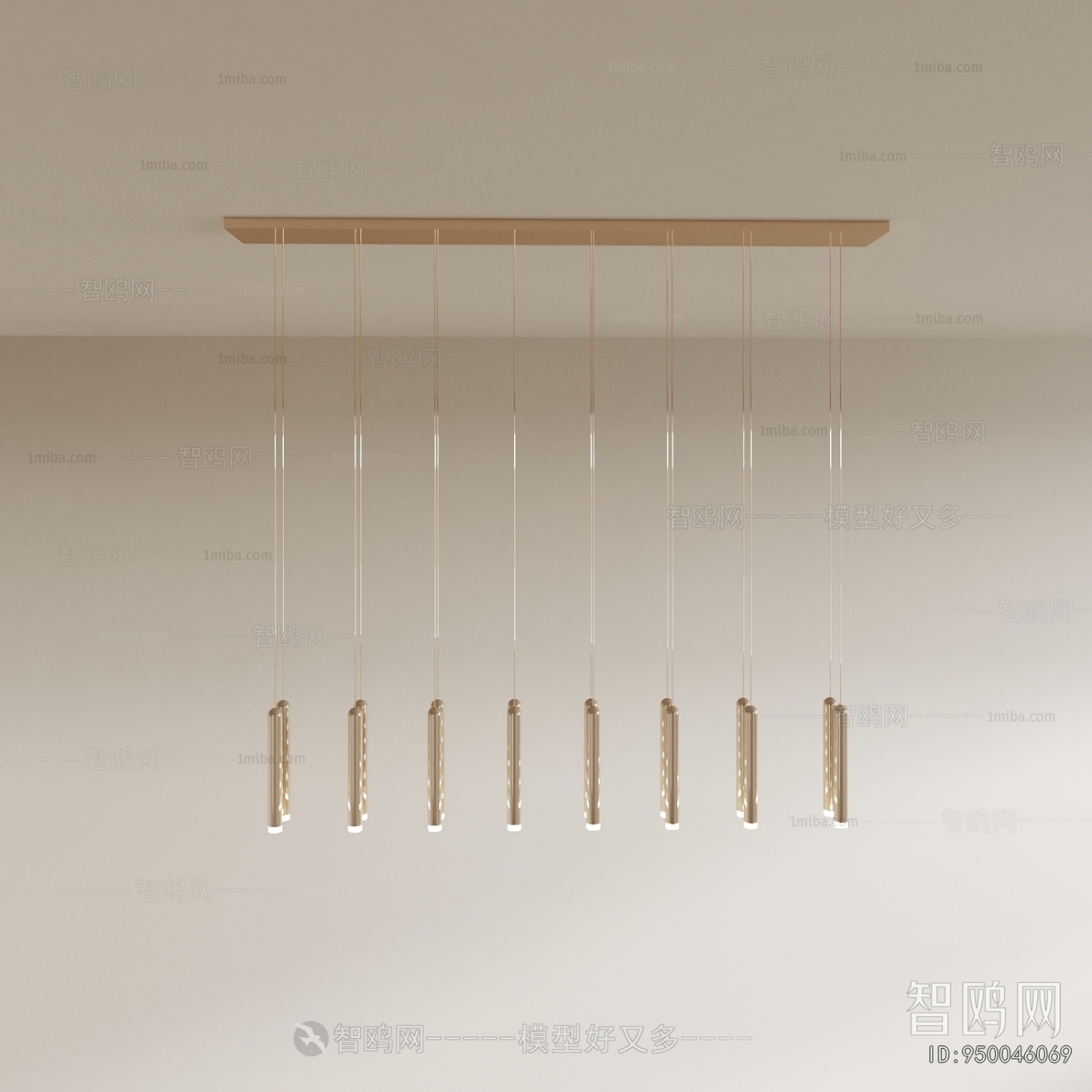 Modern Long Chandelier