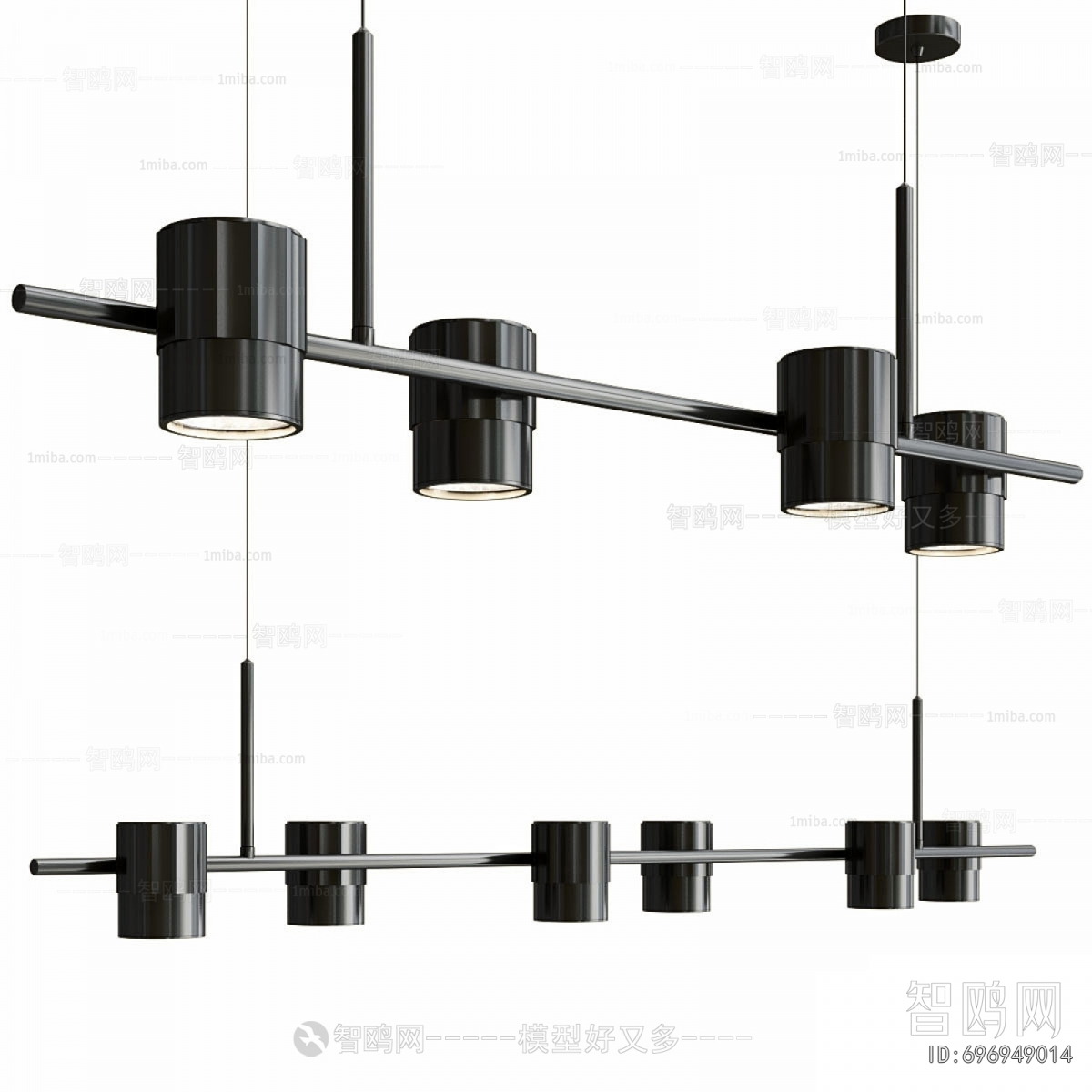 Modern Long Chandelier