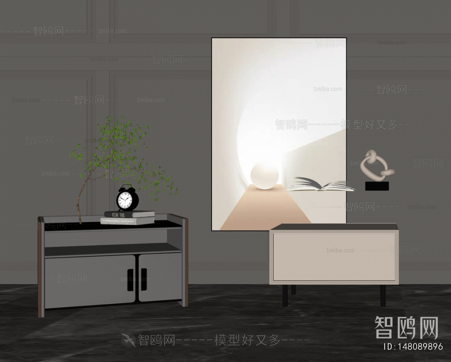 Modern Bedside Cupboard