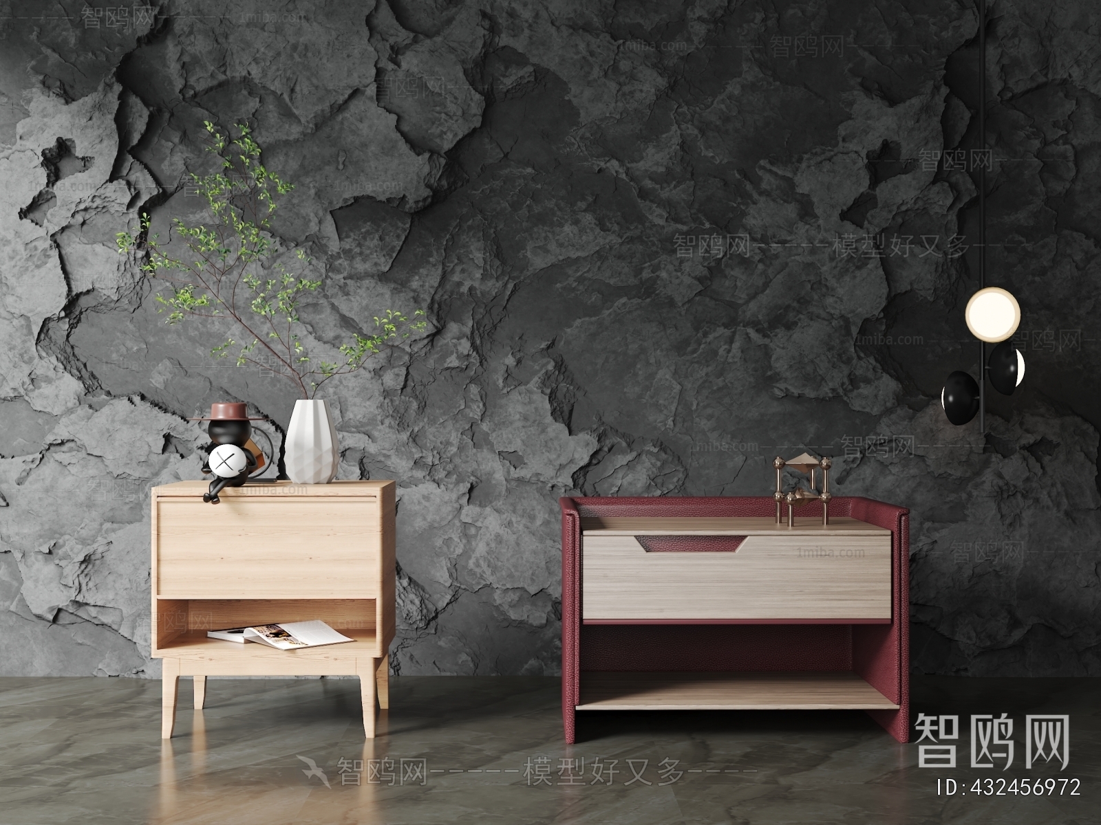 Modern Bedside Cupboard