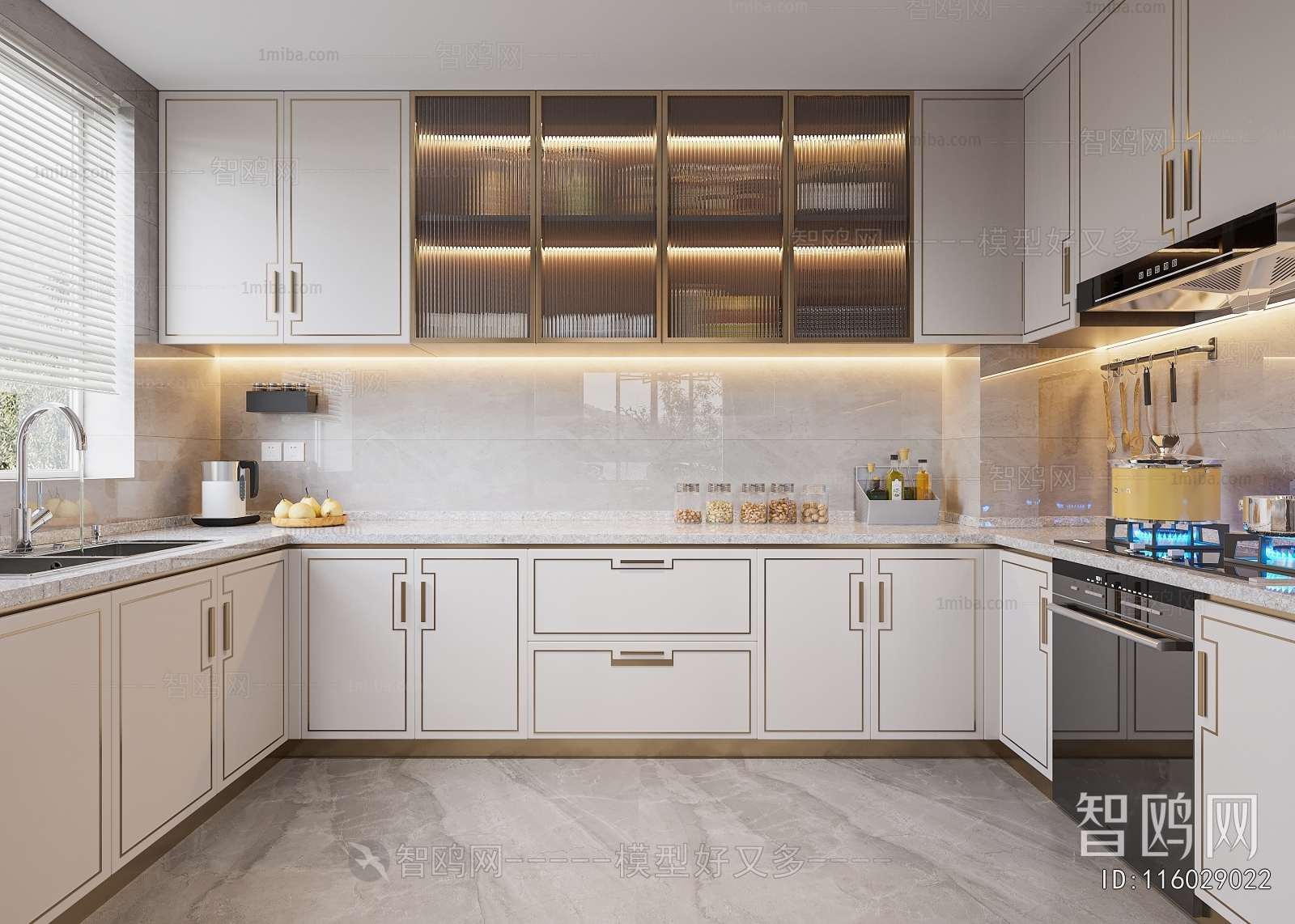 New Chinese Style A Living Room