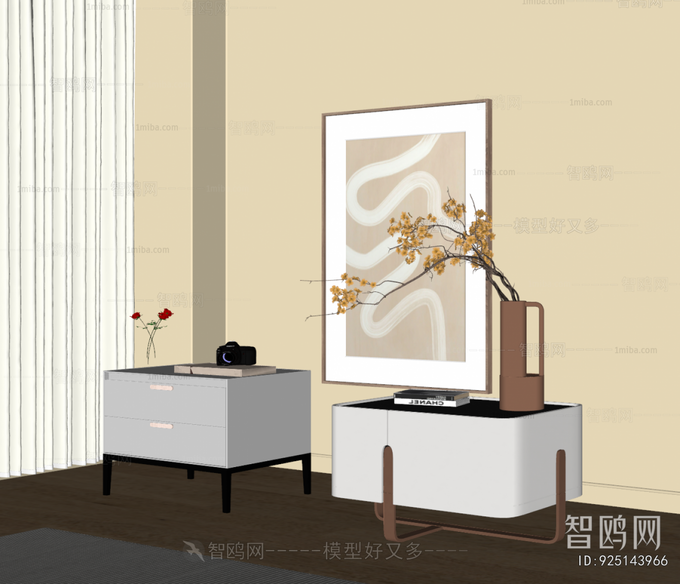 Modern Bedside Cupboard