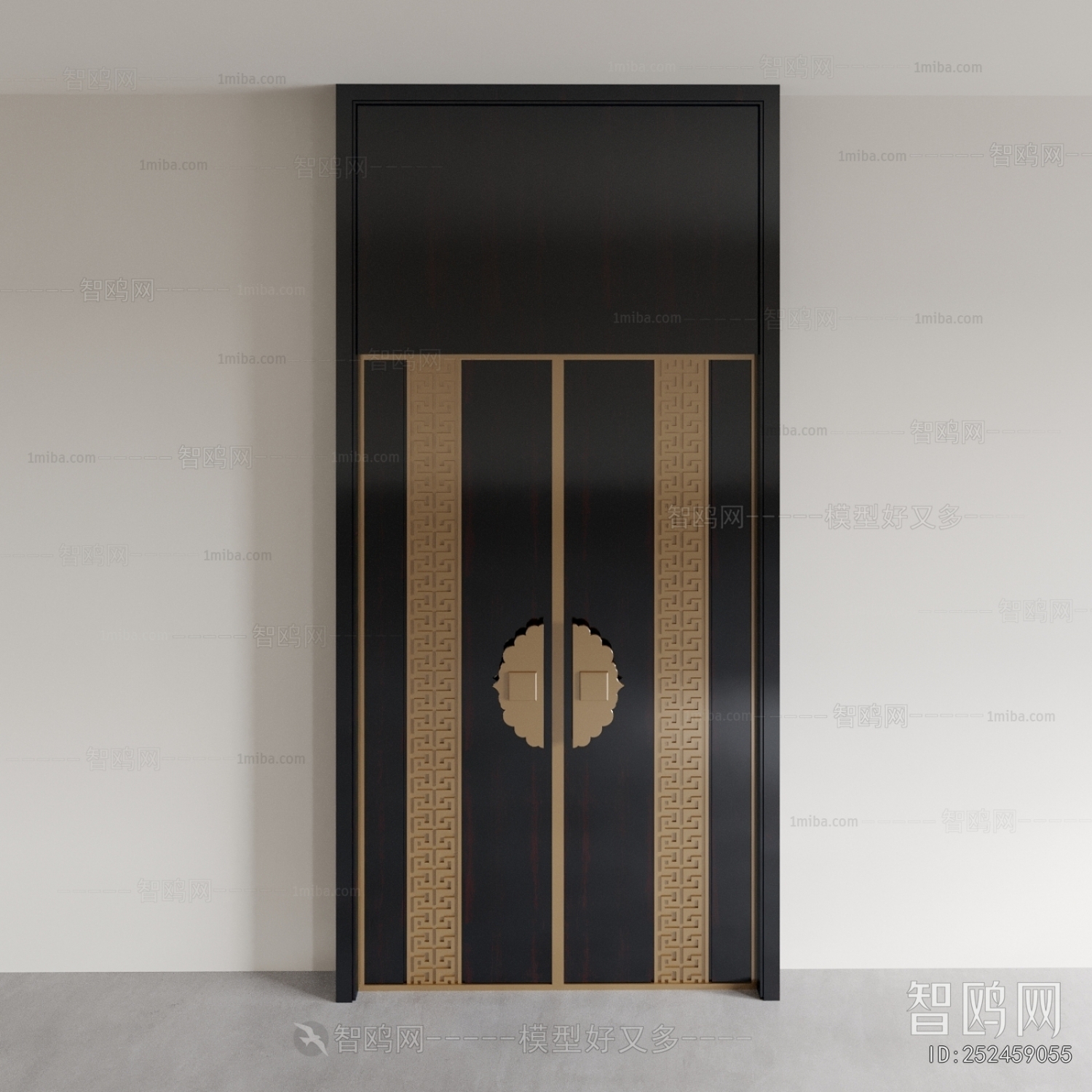 New Chinese Style Double Door