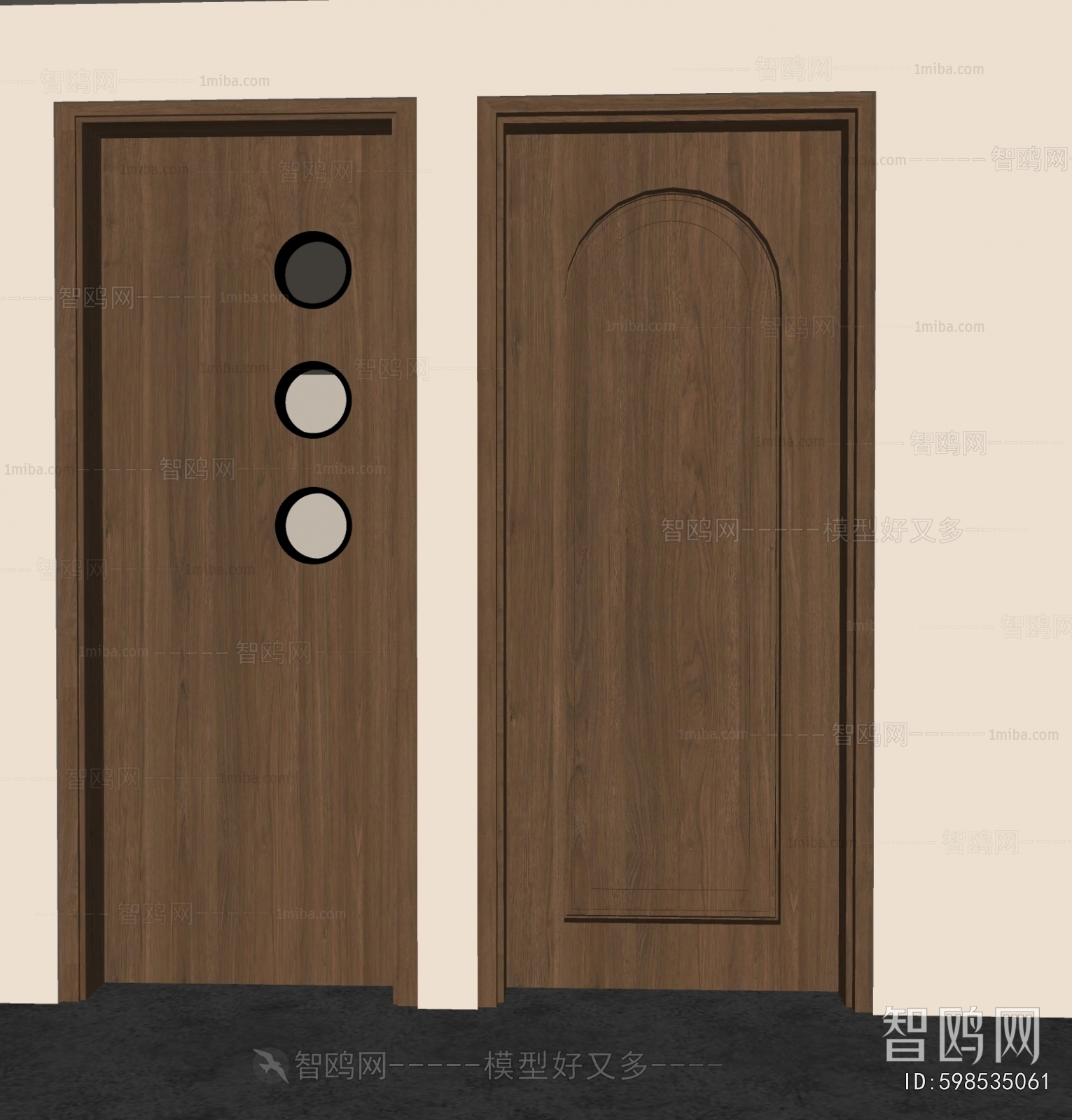 French Style Single Door