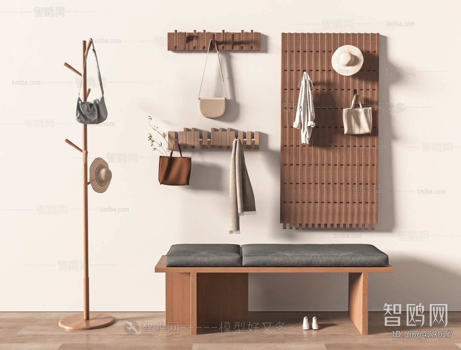 Modern Stool For Changing Shoes