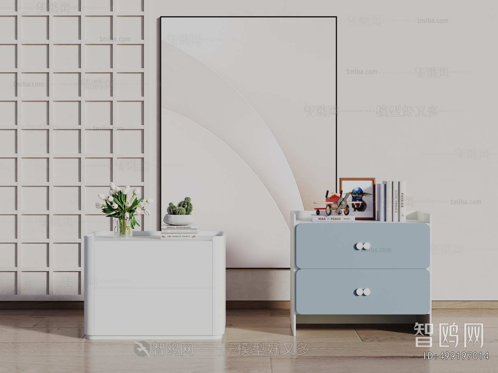 Modern Bedside Cupboard