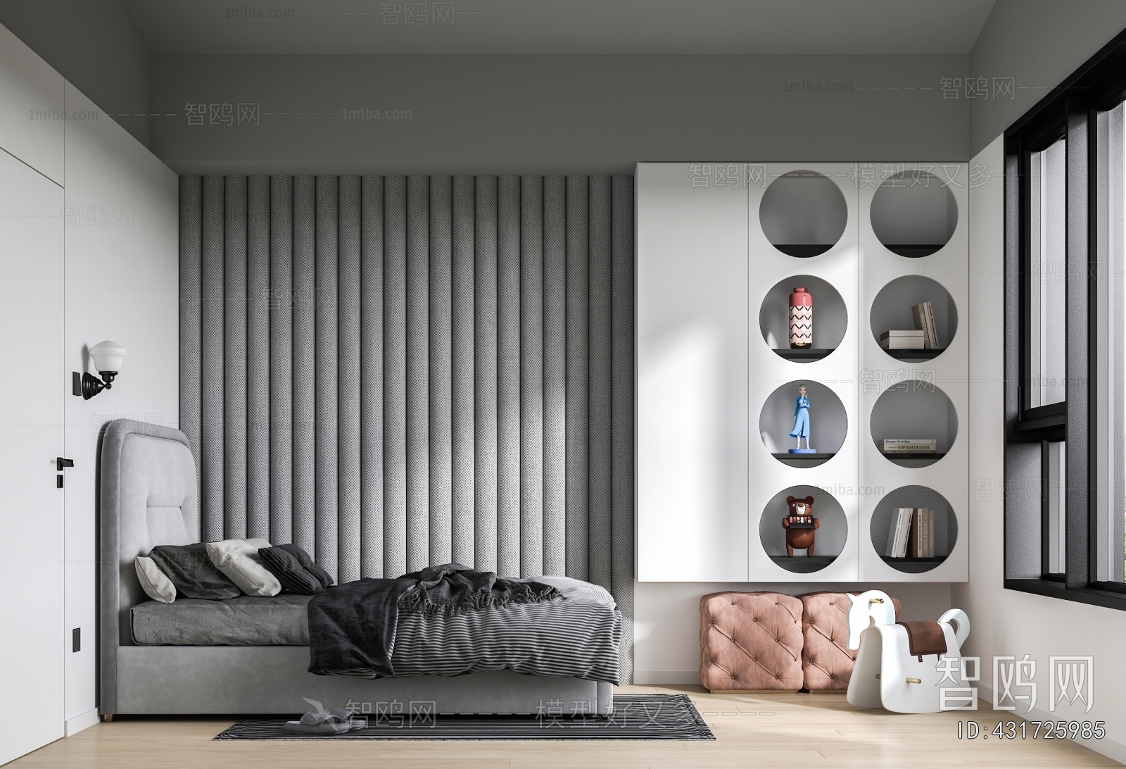 Modern Boy's Room And Son's Room