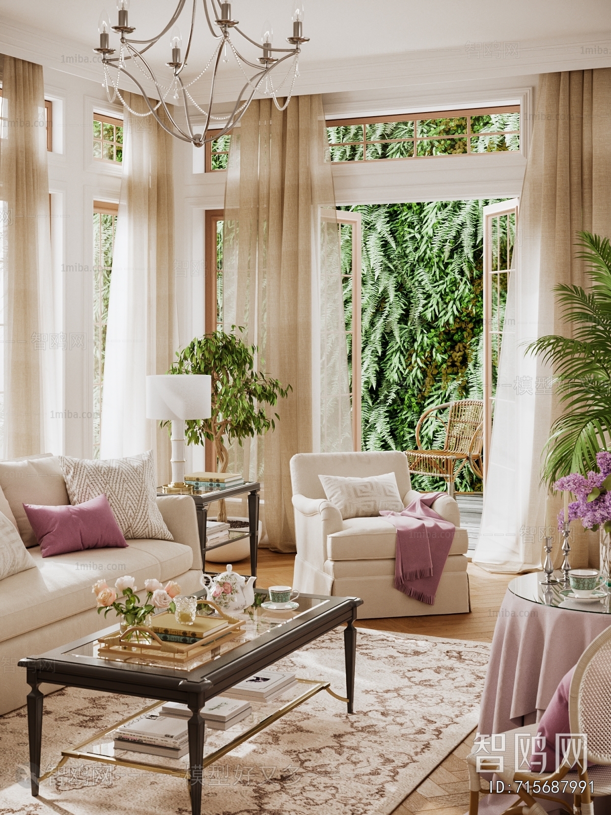 French Style A Living Room