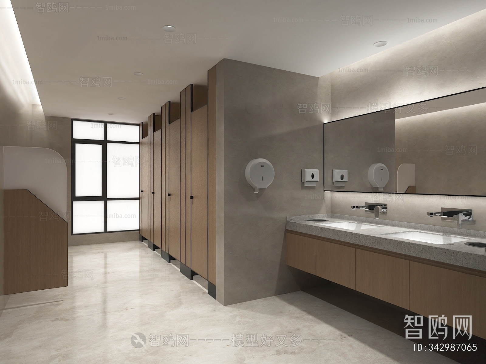 Modern Public Toilet