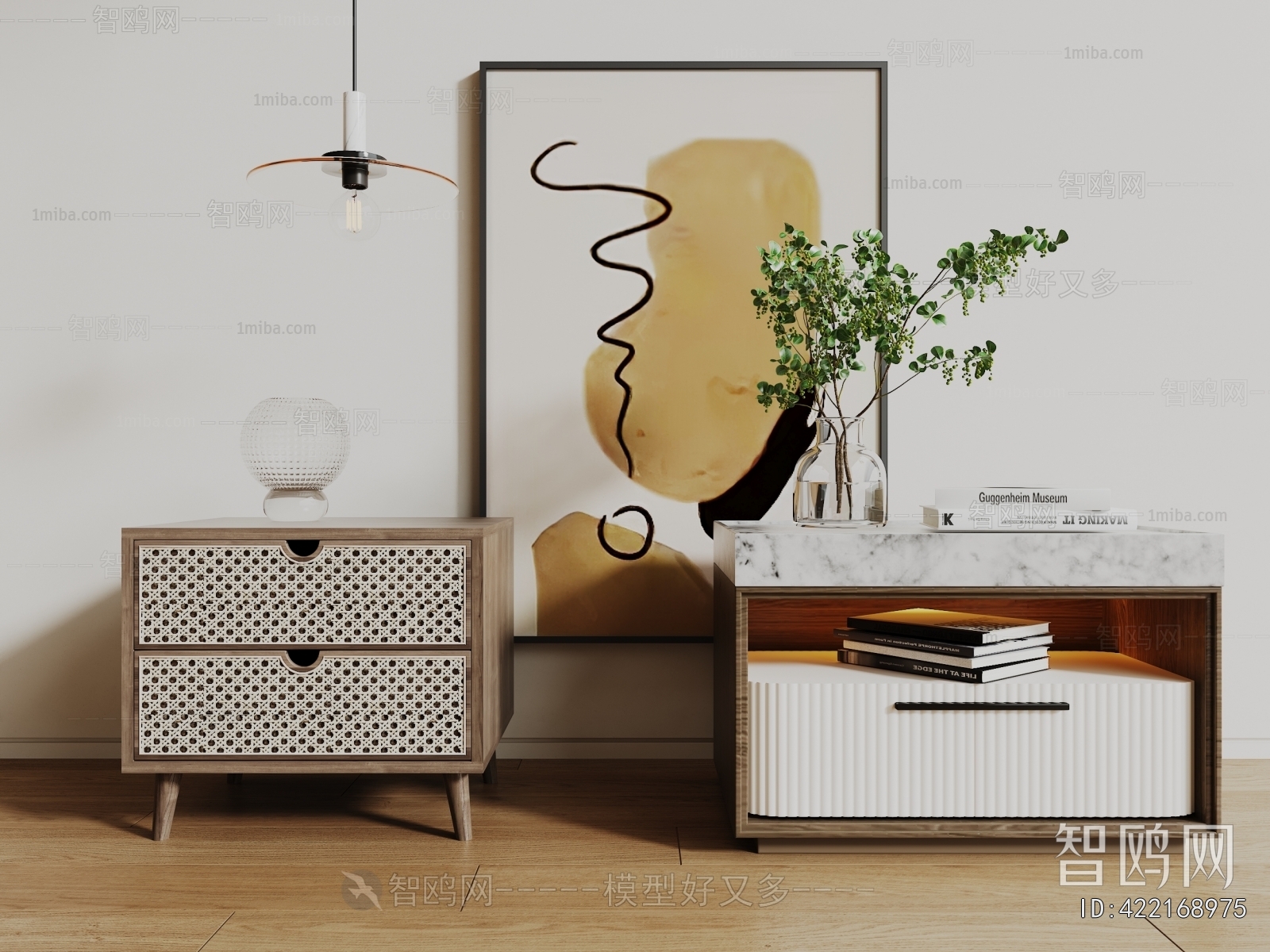 Modern Bedside Cupboard