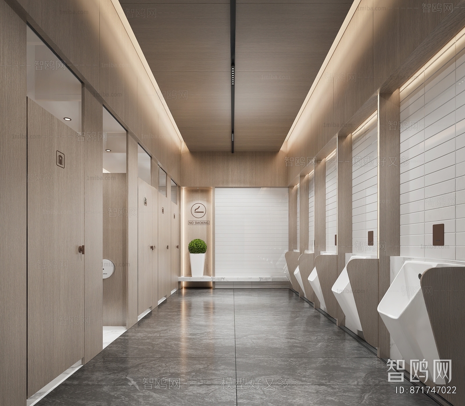 Modern Public Toilet