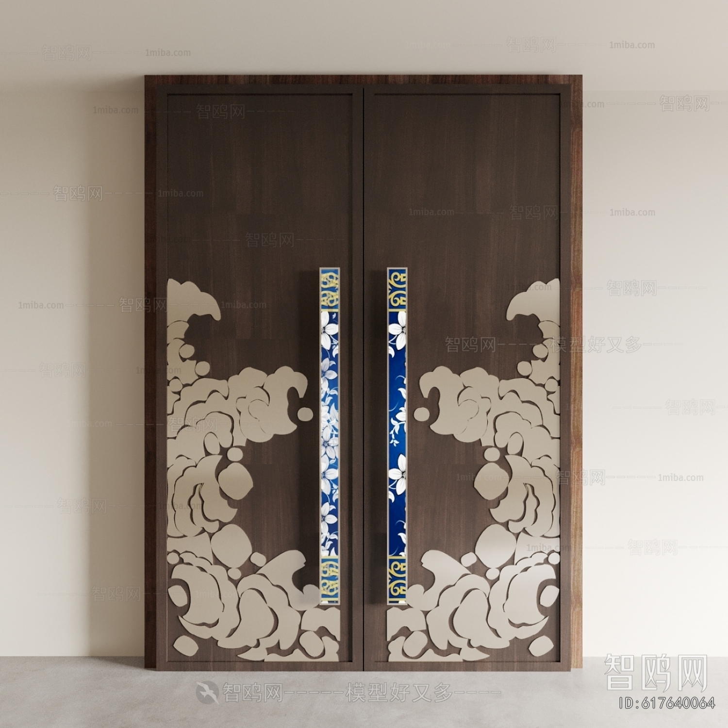 New Chinese Style Double Door