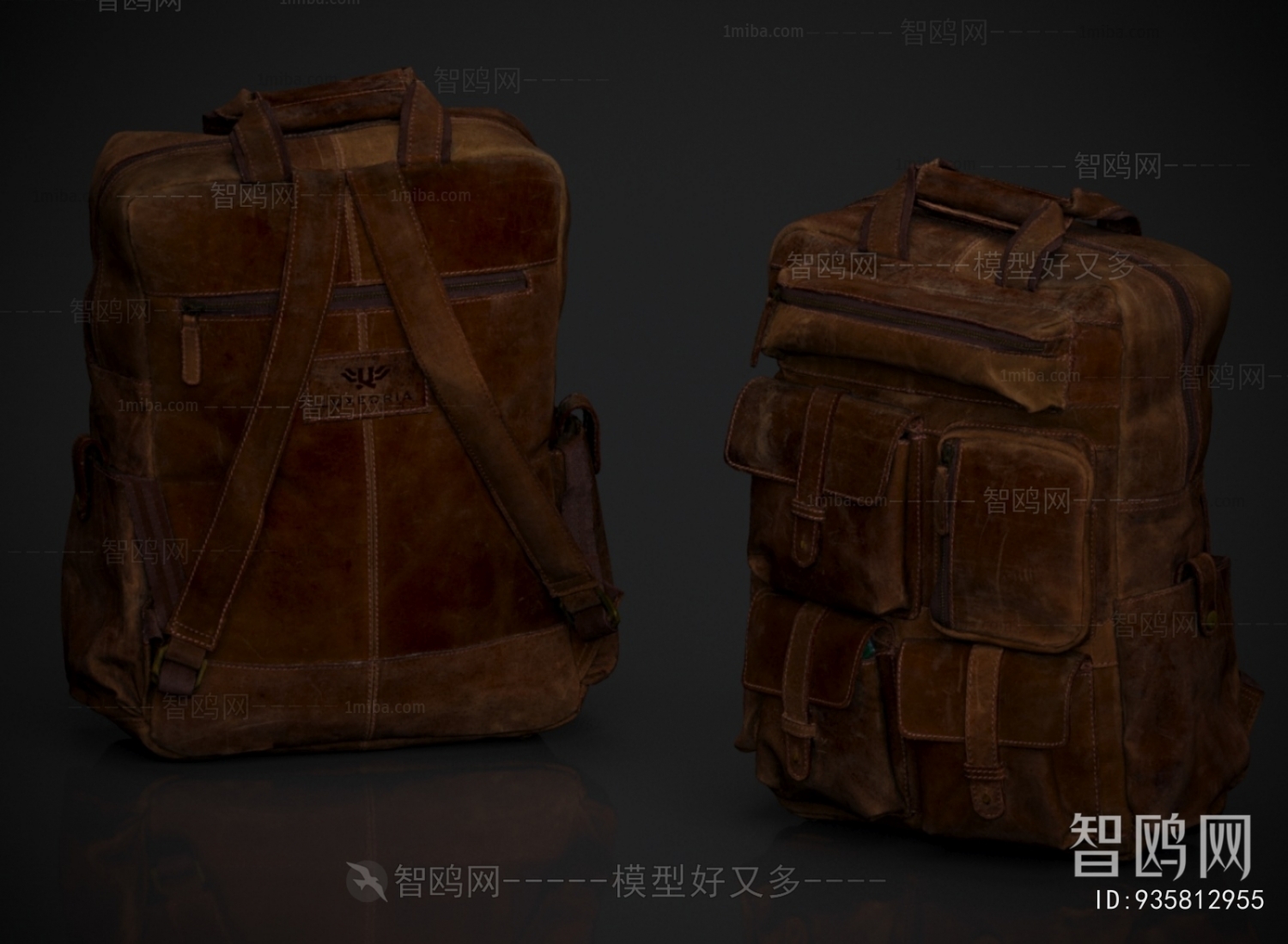 Modern Backpack And Backpack