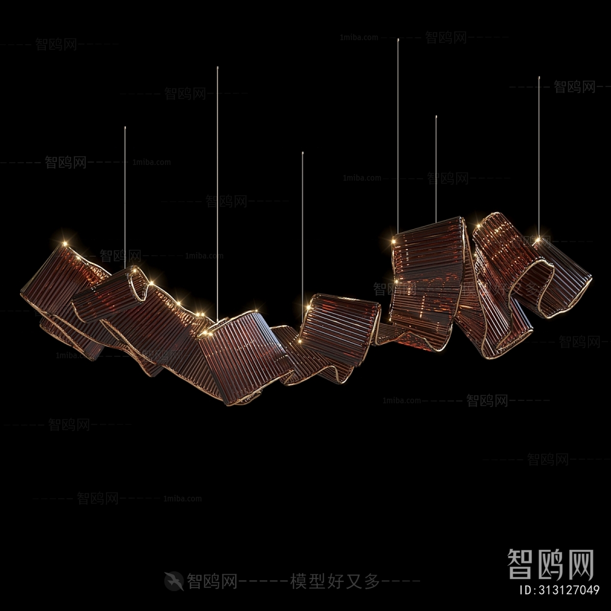 Modern Long Chandelier