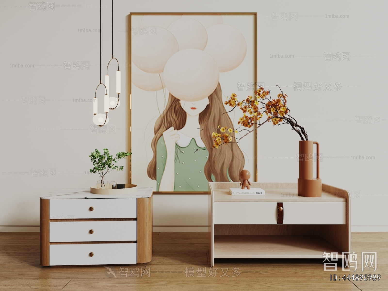 Modern Bedside Cupboard