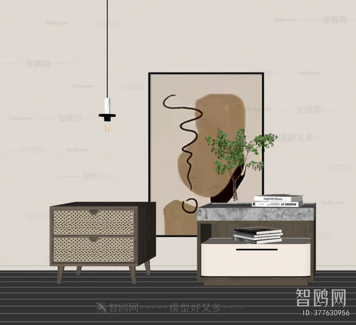 Modern Bedside Cupboard