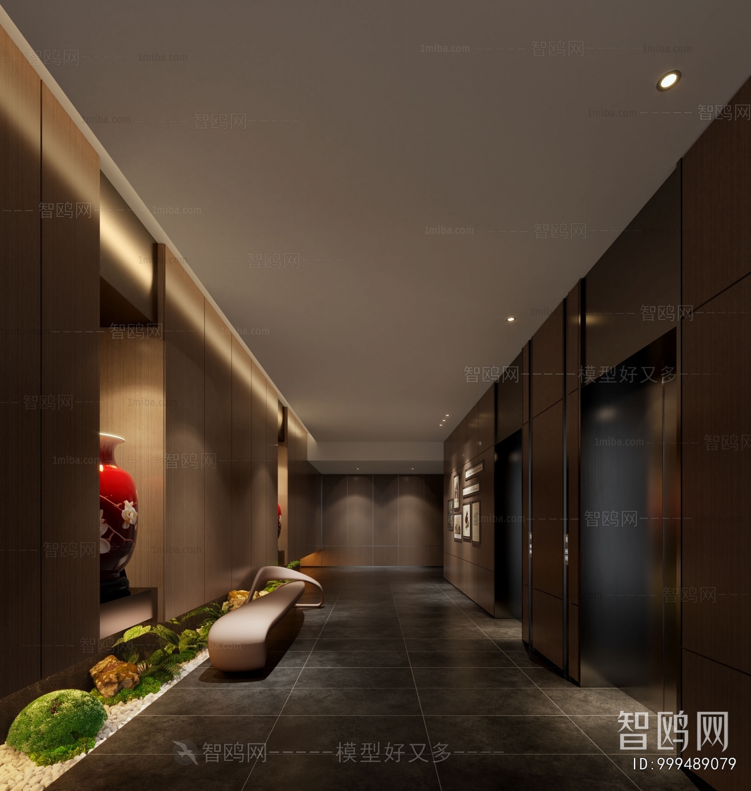 Modern Elevator Hall