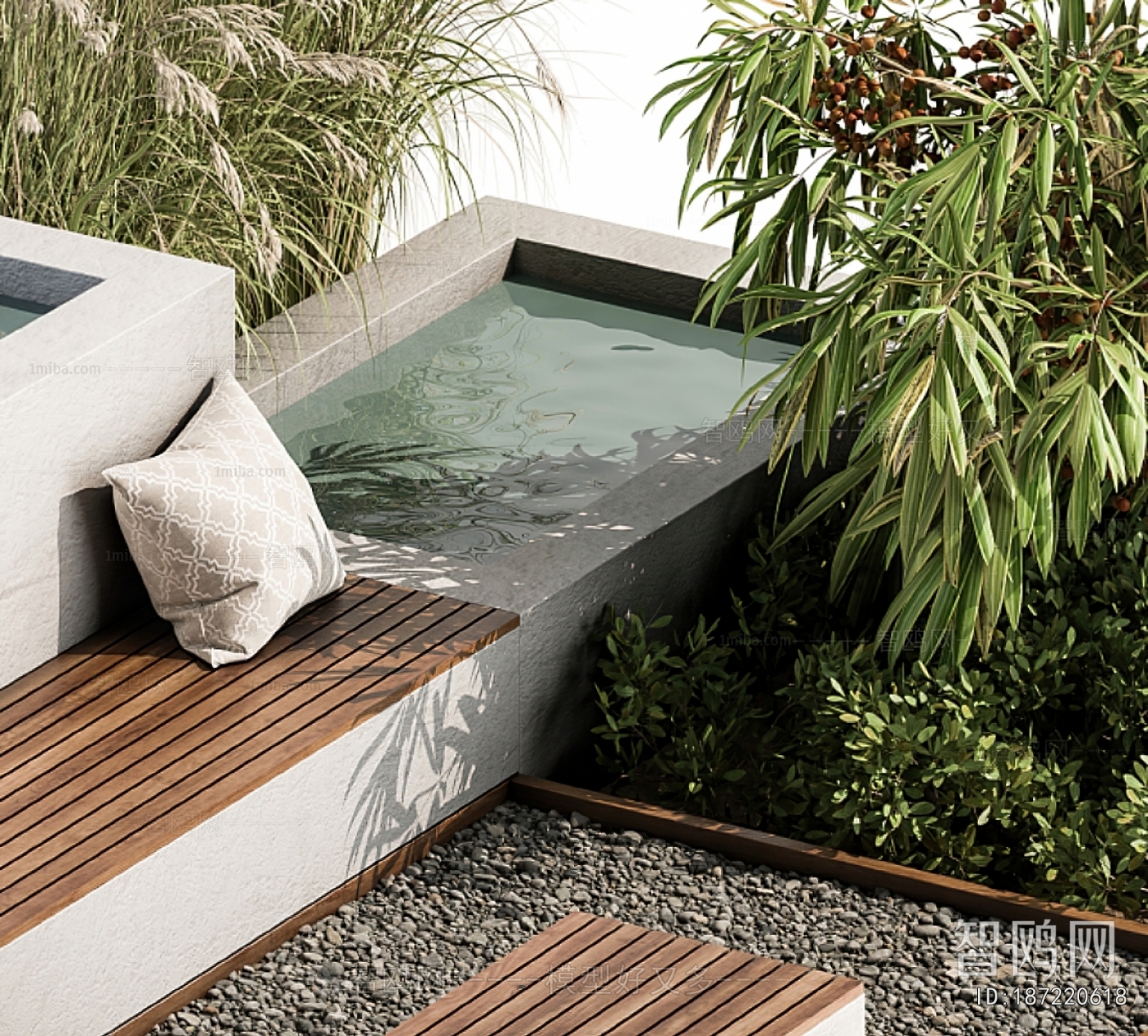 Modern Rockery Waterscape