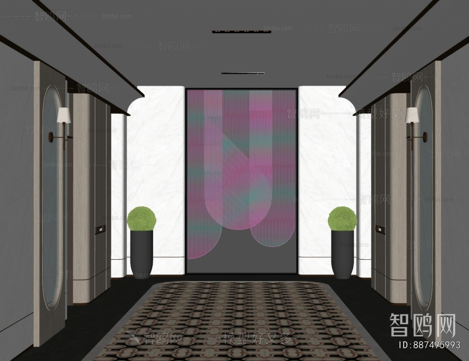 Modern Elevator Hall