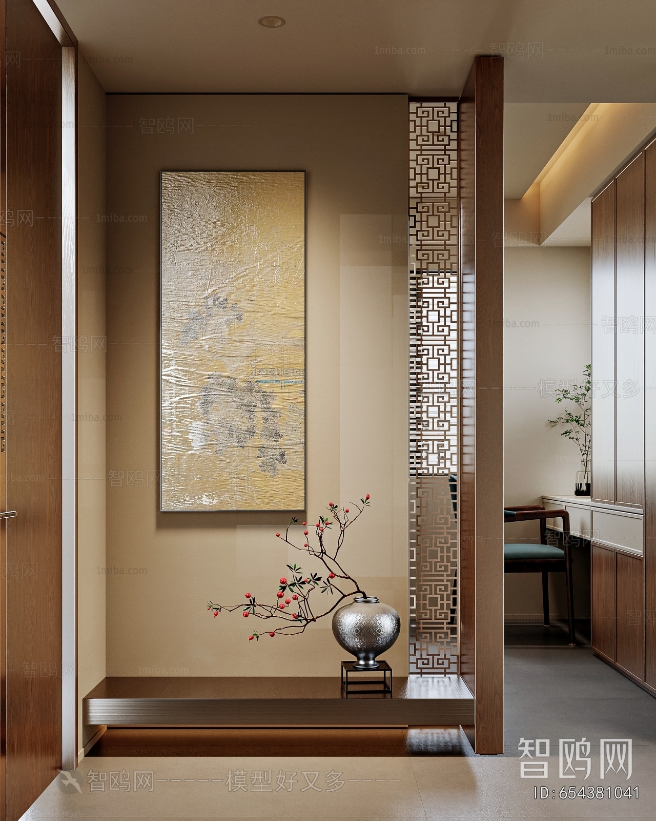 New Chinese Style Hallway