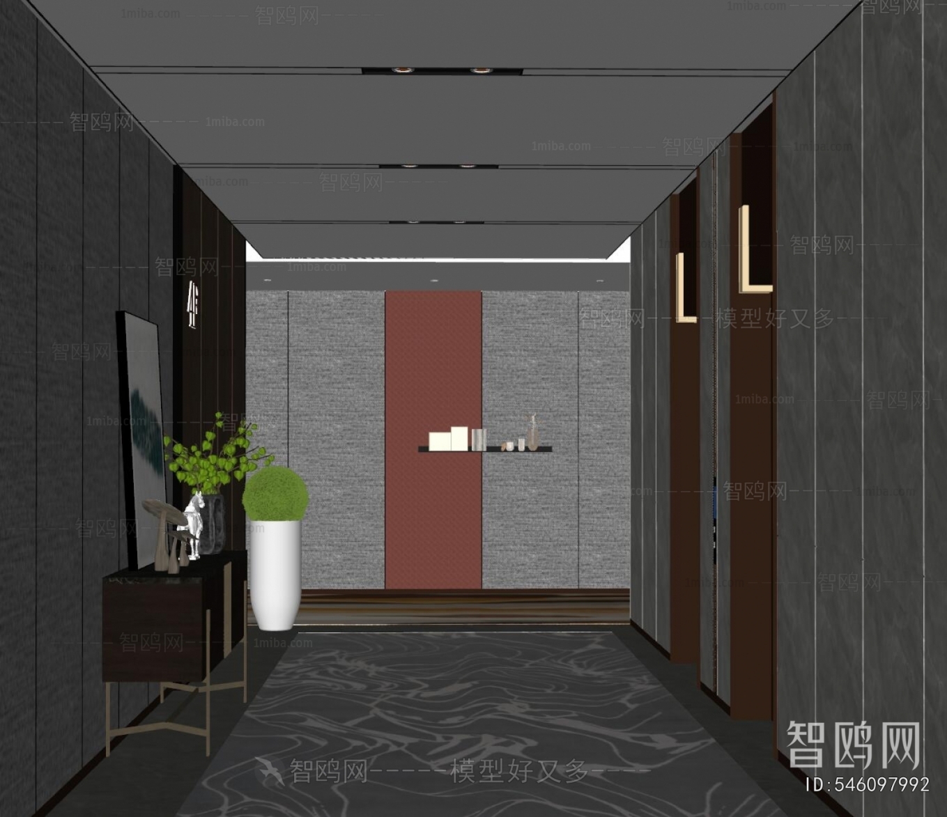 Modern Elevator Hall