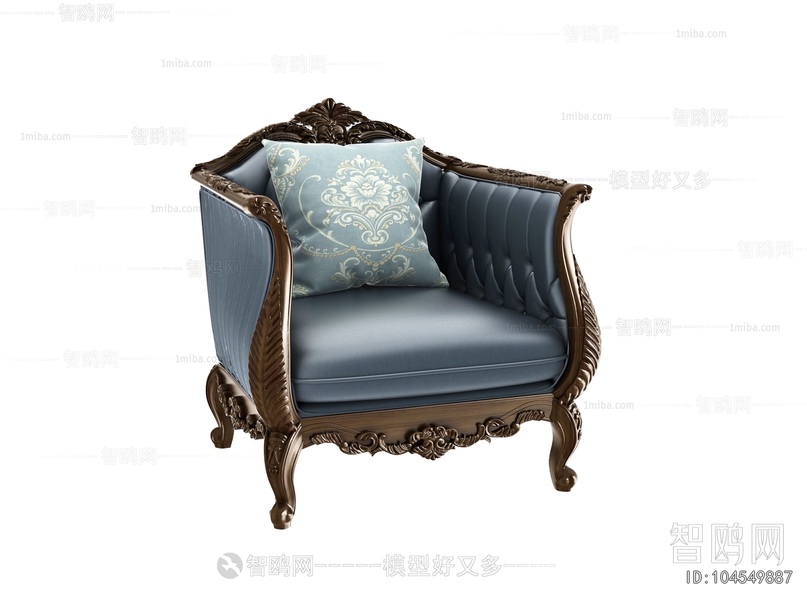 French Style Single Sofa
