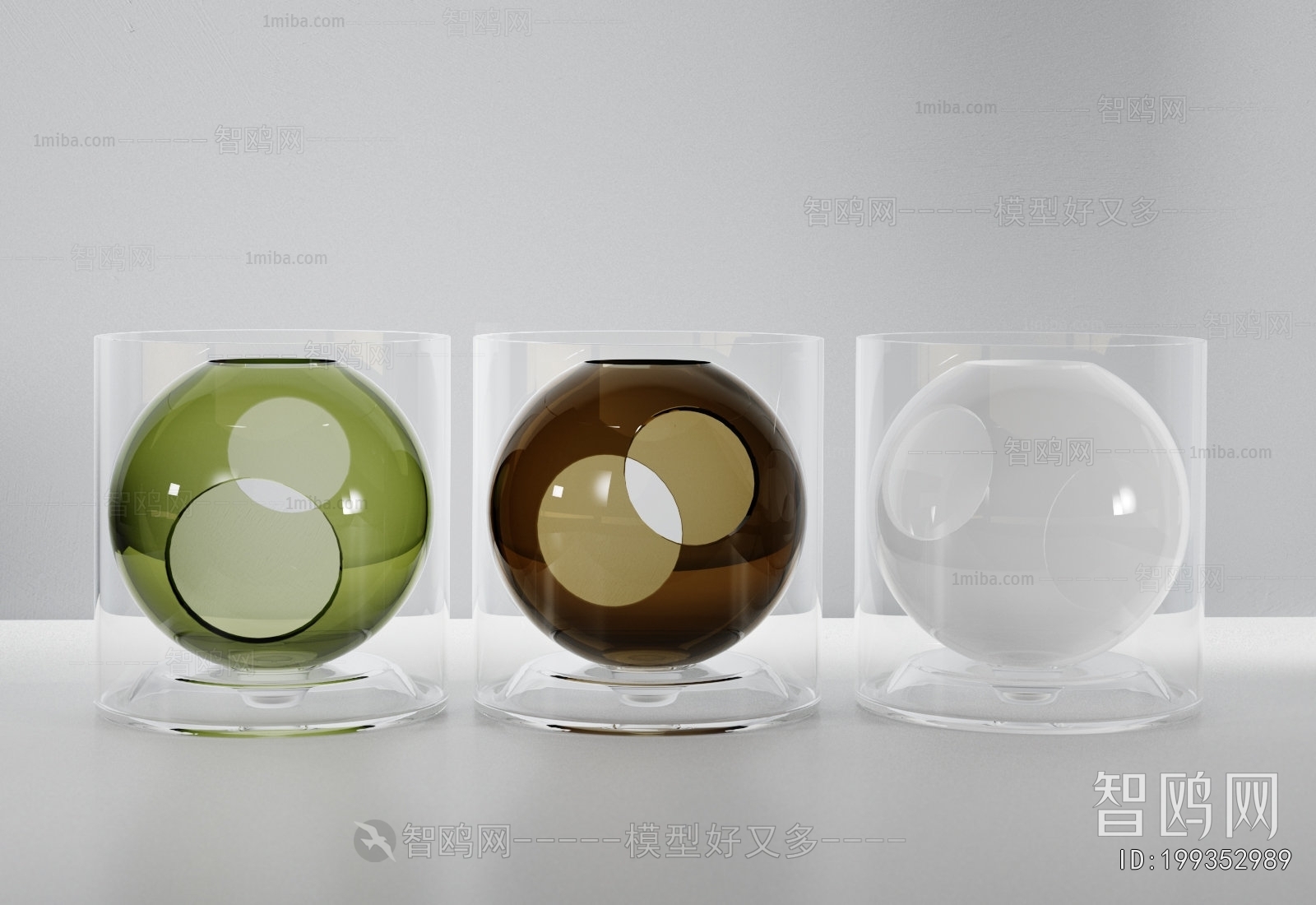 Modern Aquatic Green Plant