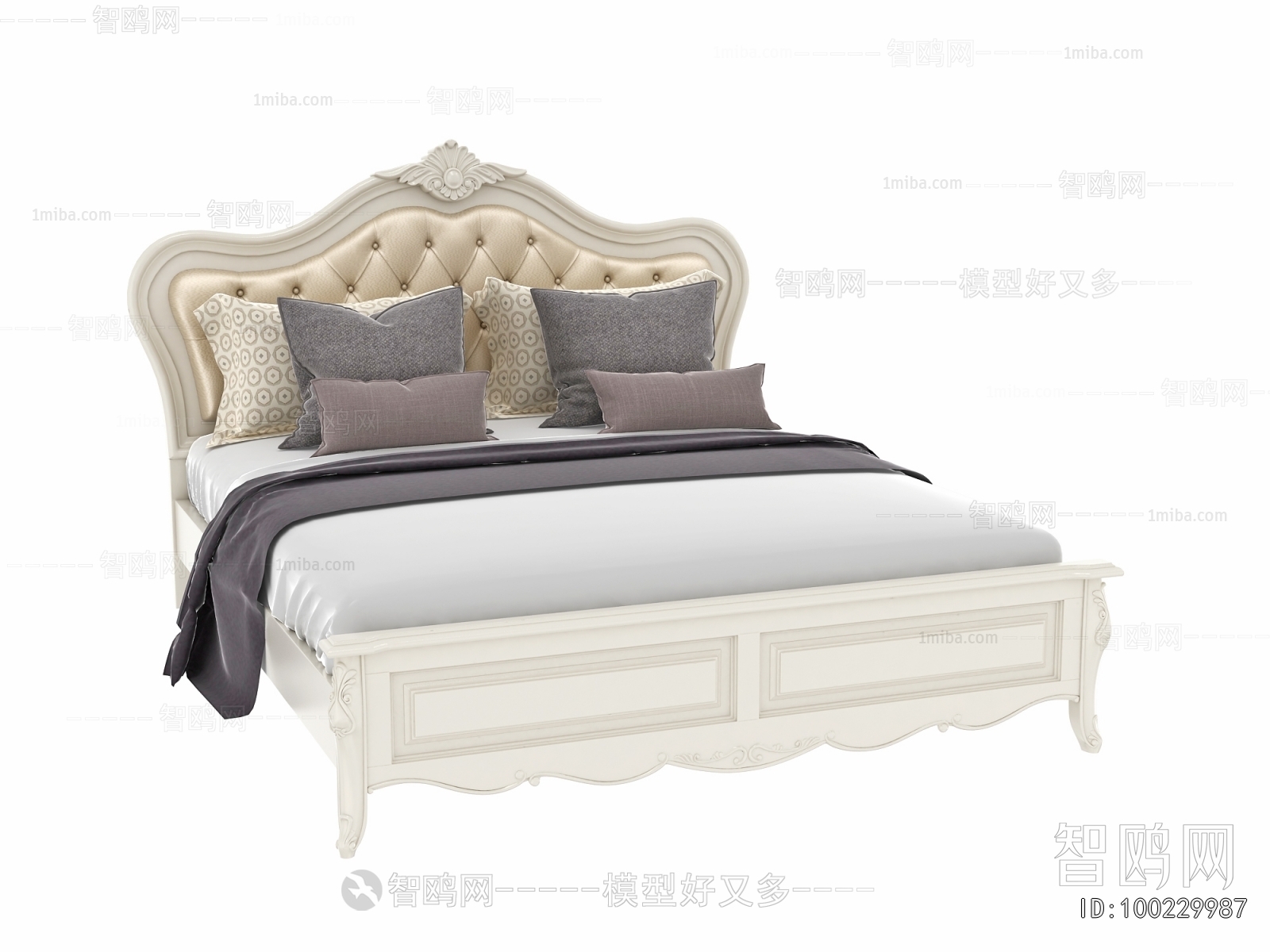 French Style Double Bed
