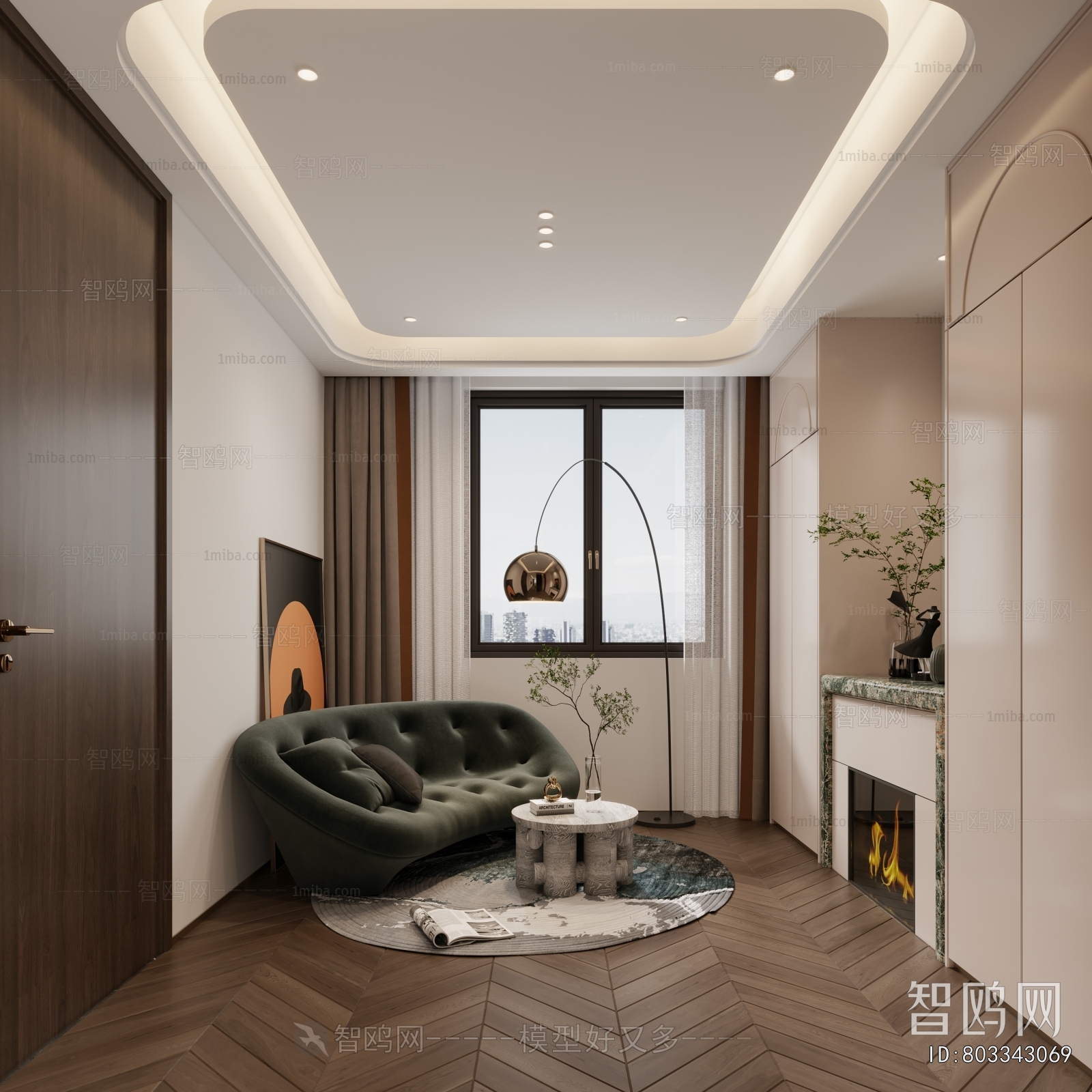 Modern Clothes Storage Area