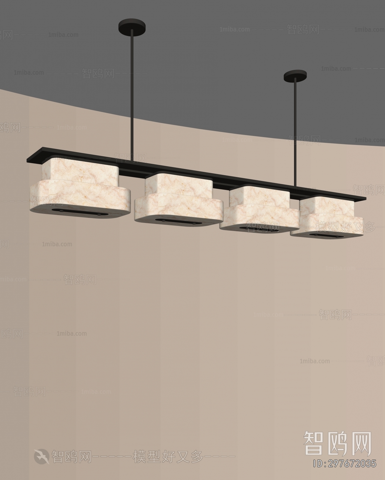 Modern Long Chandelier