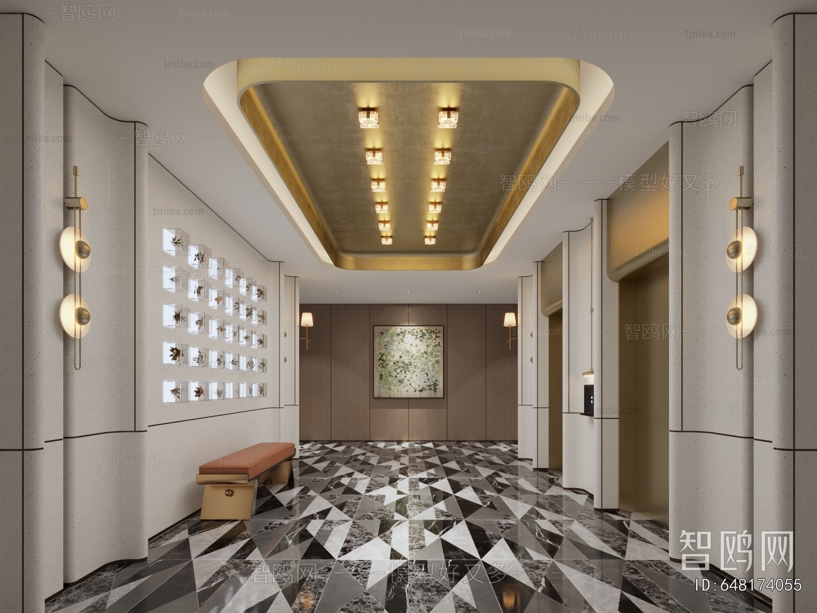 Modern Elevator Hall
