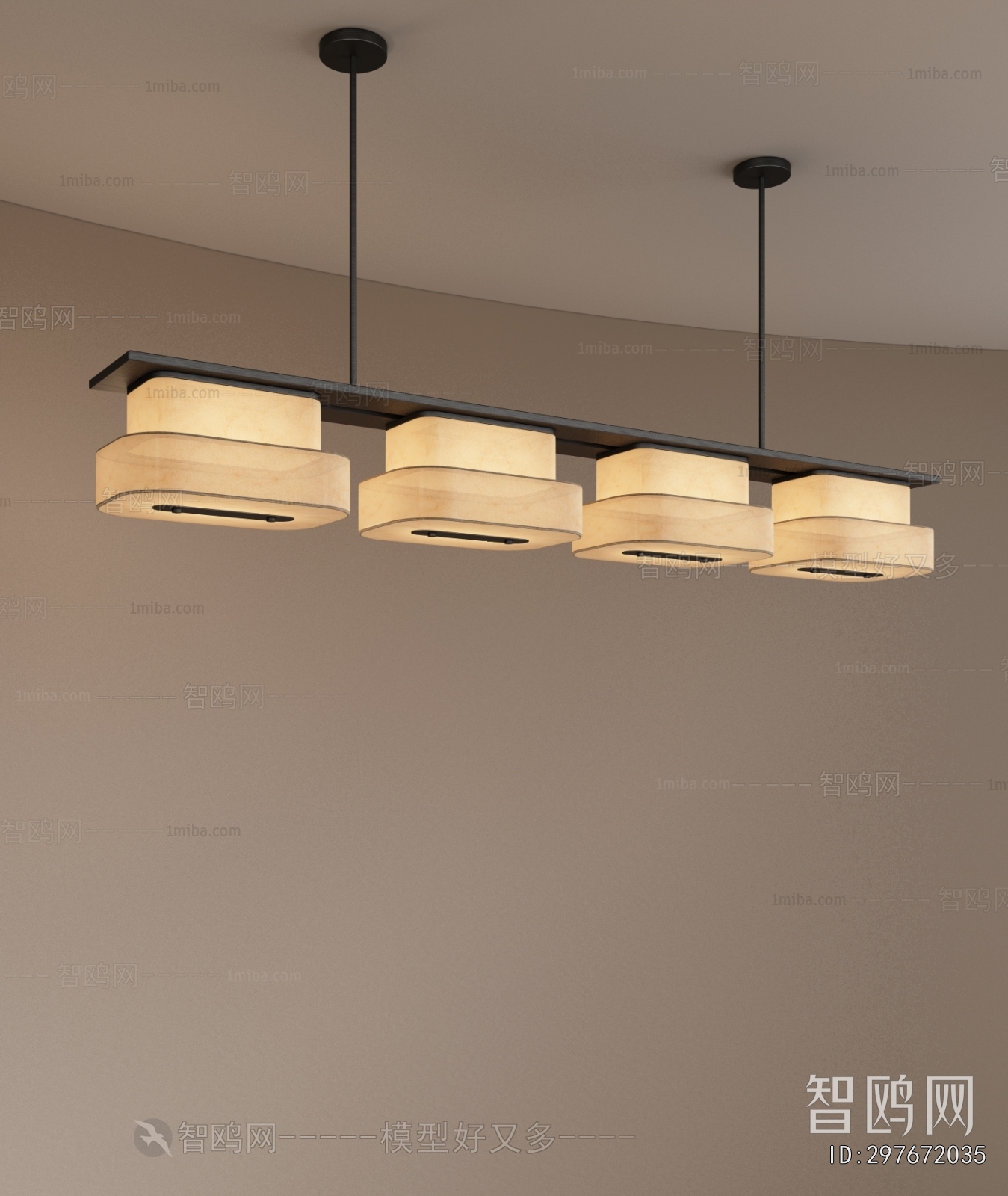 Modern Long Chandelier