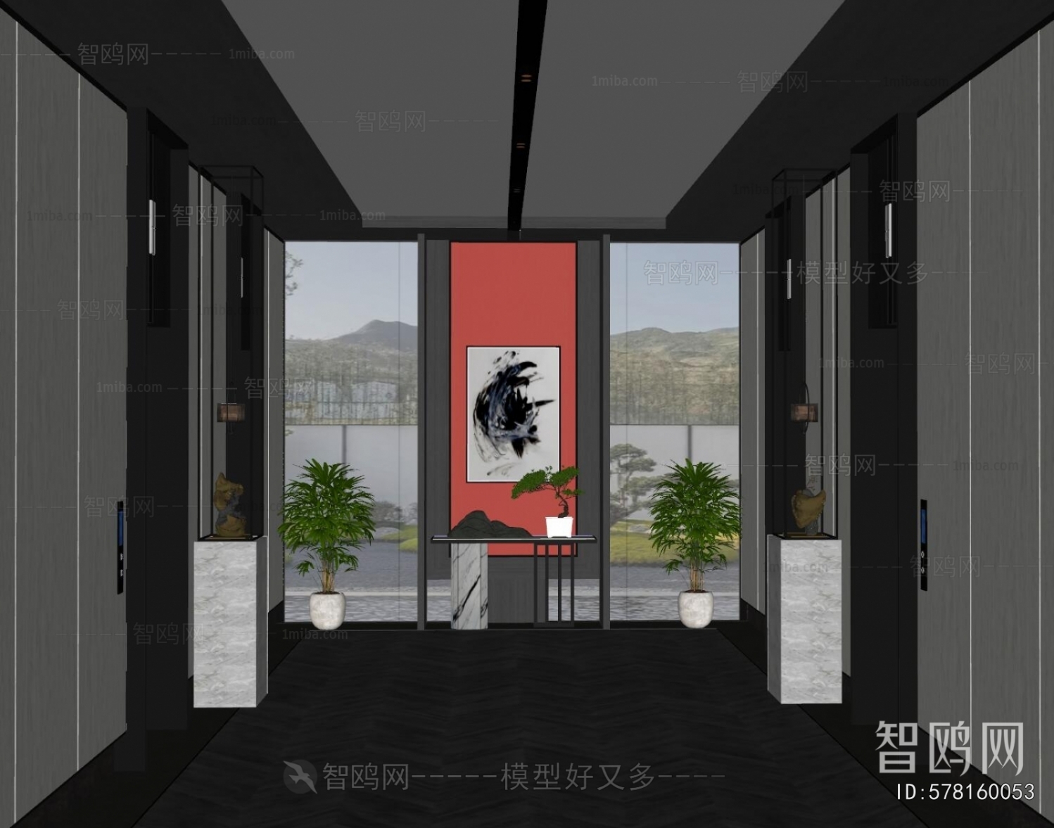 Modern Elevator Hall