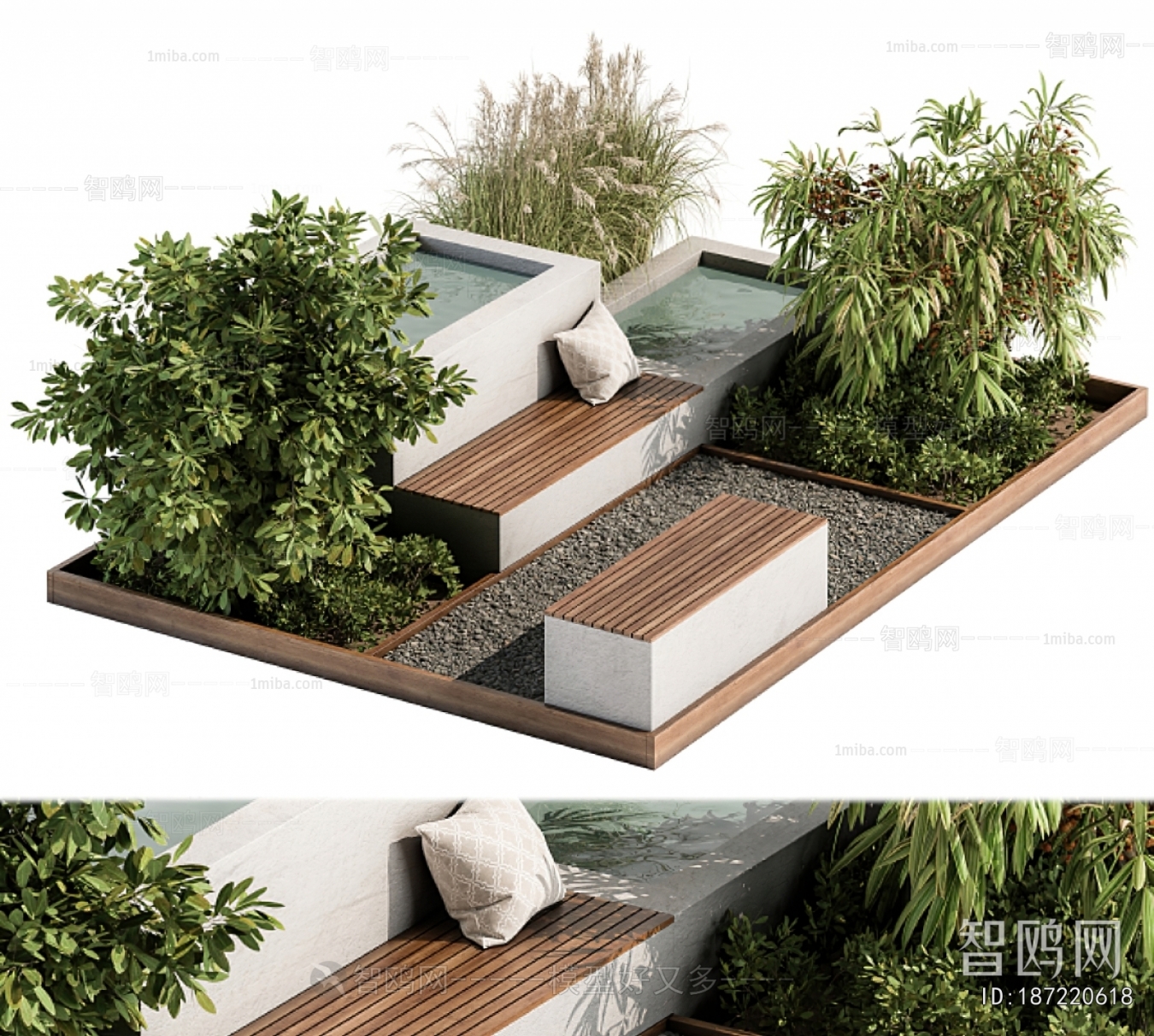 Modern Rockery Waterscape