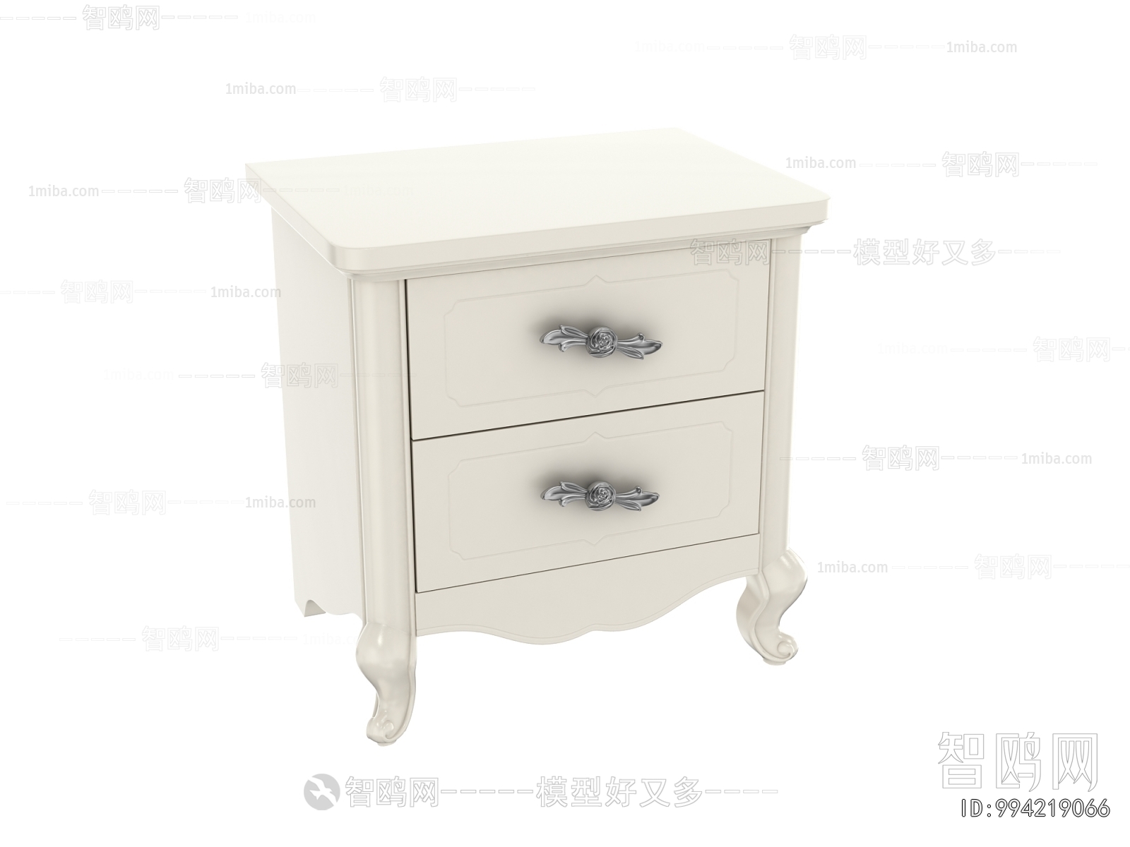 European Style Bedside Cupboard