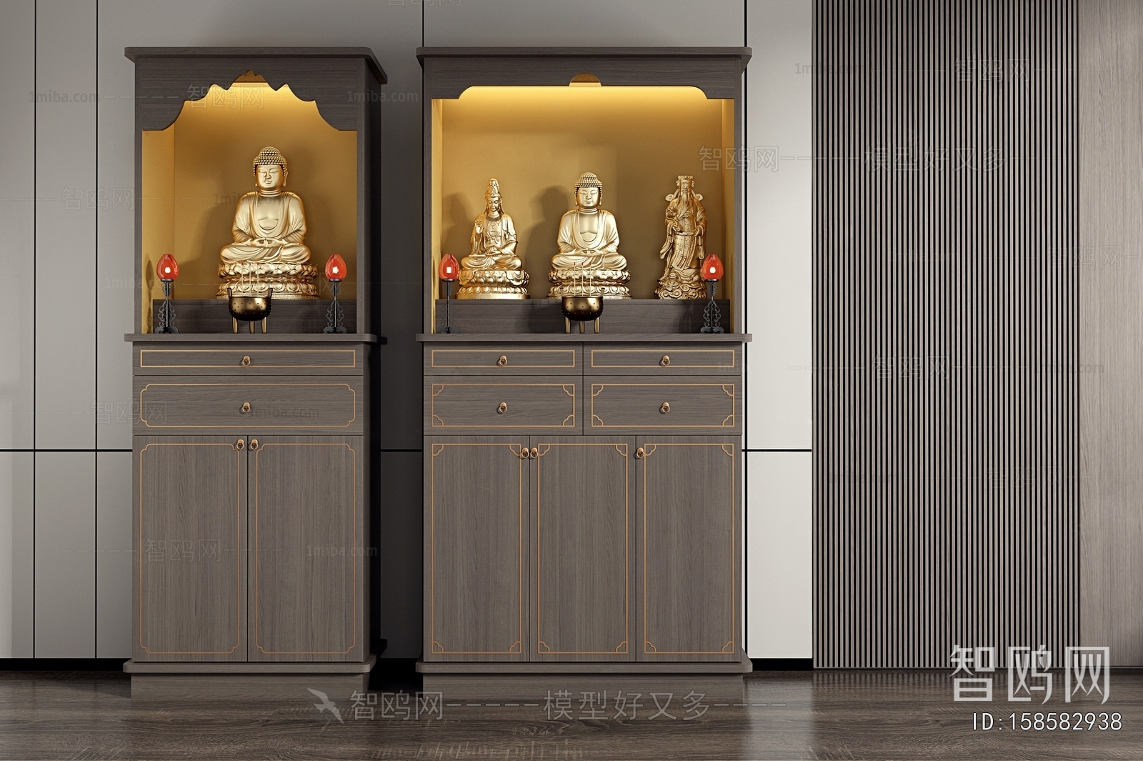 New Chinese Style Buddhist Niche