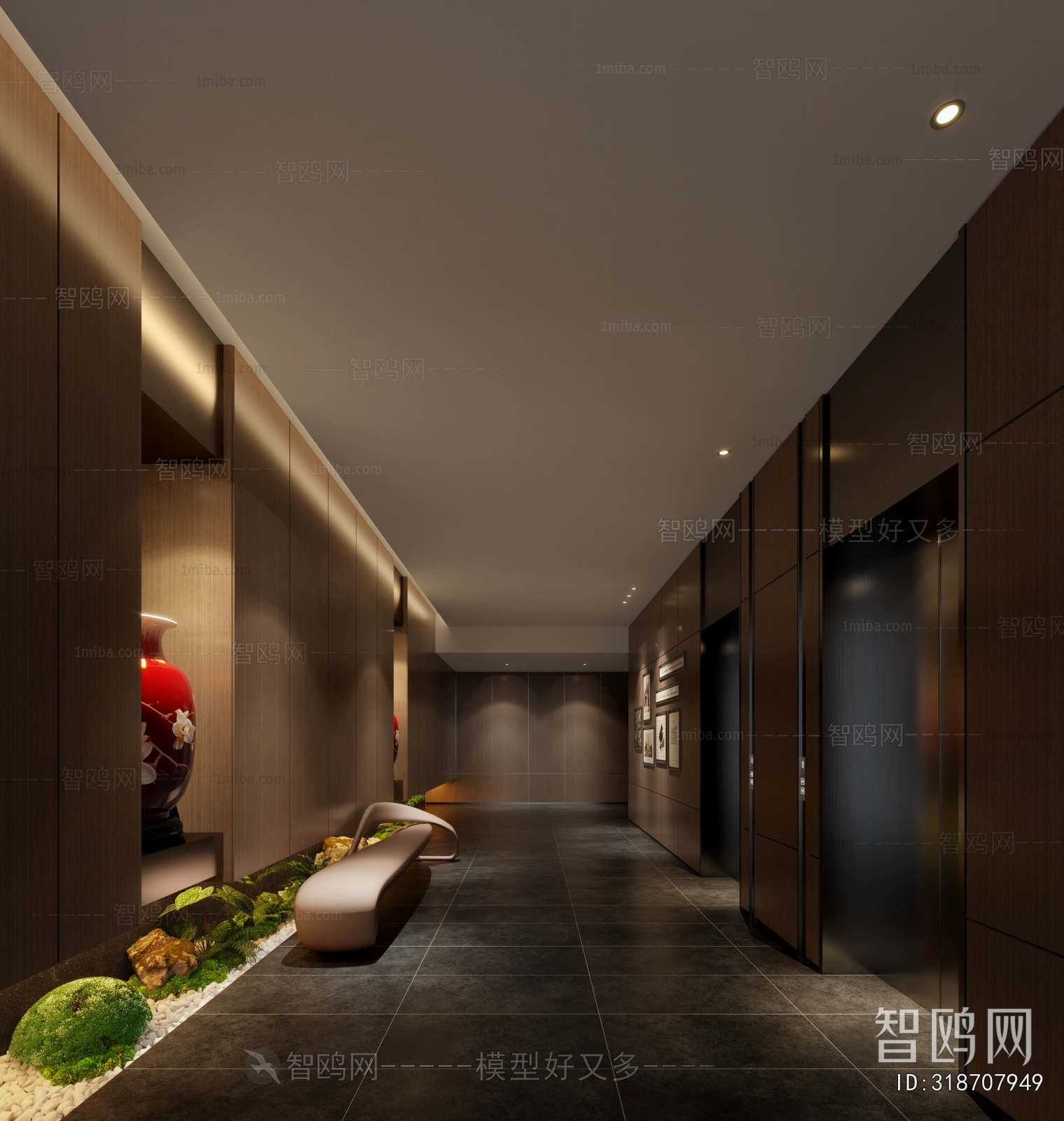 Modern Elevator Hall