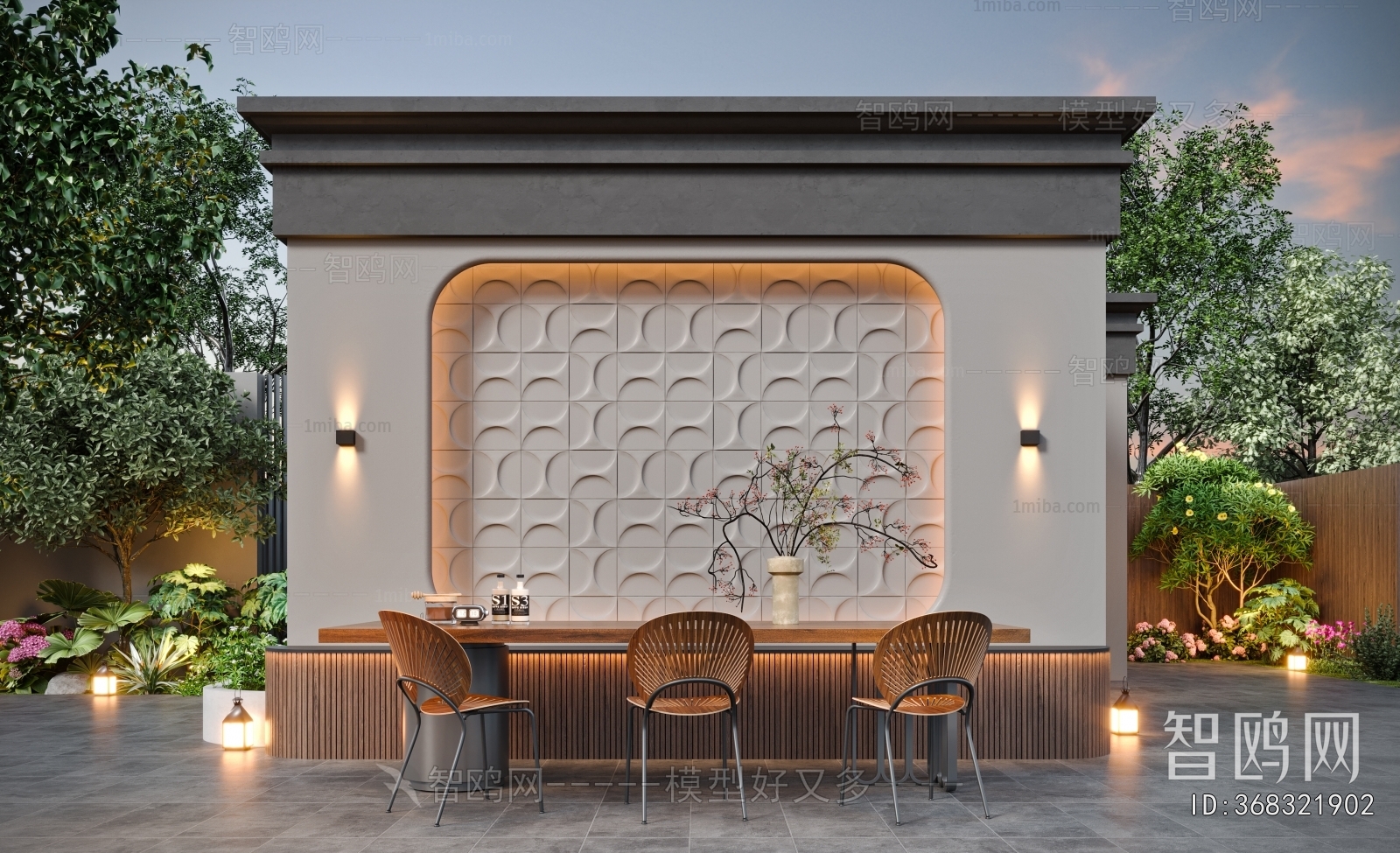 Modern Courtyard/landscape