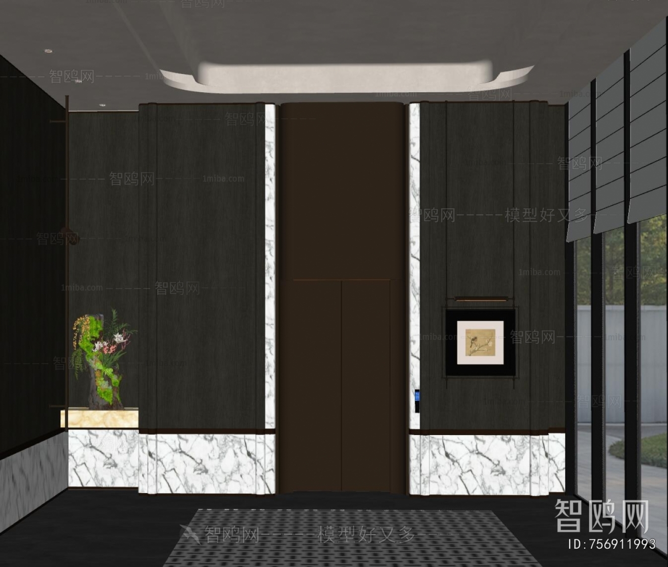 Modern Elevator Hall