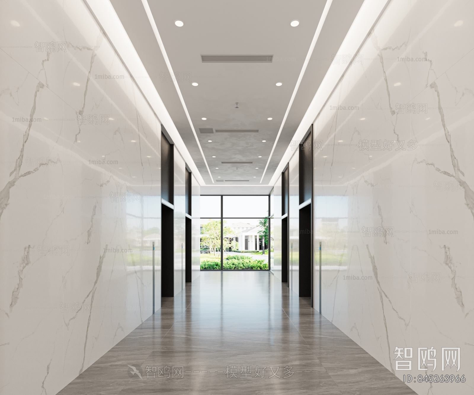 Modern Office Reception Desk