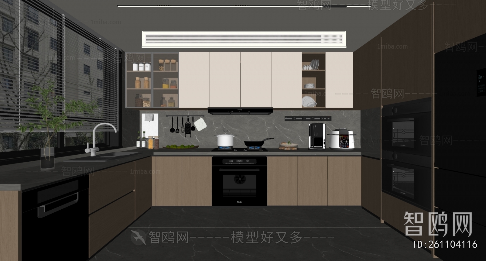 现代意式厨房