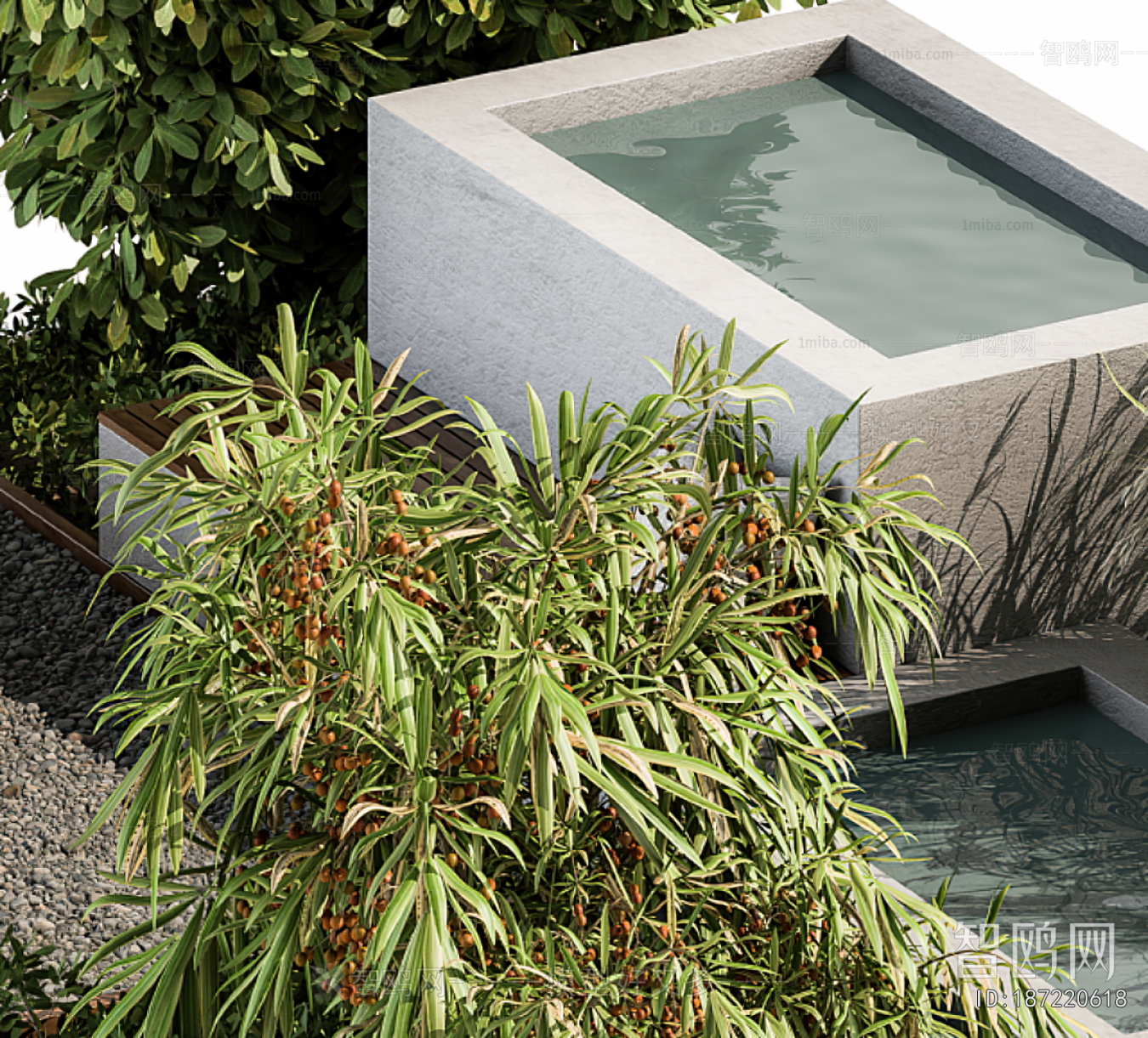 Modern Rockery Waterscape