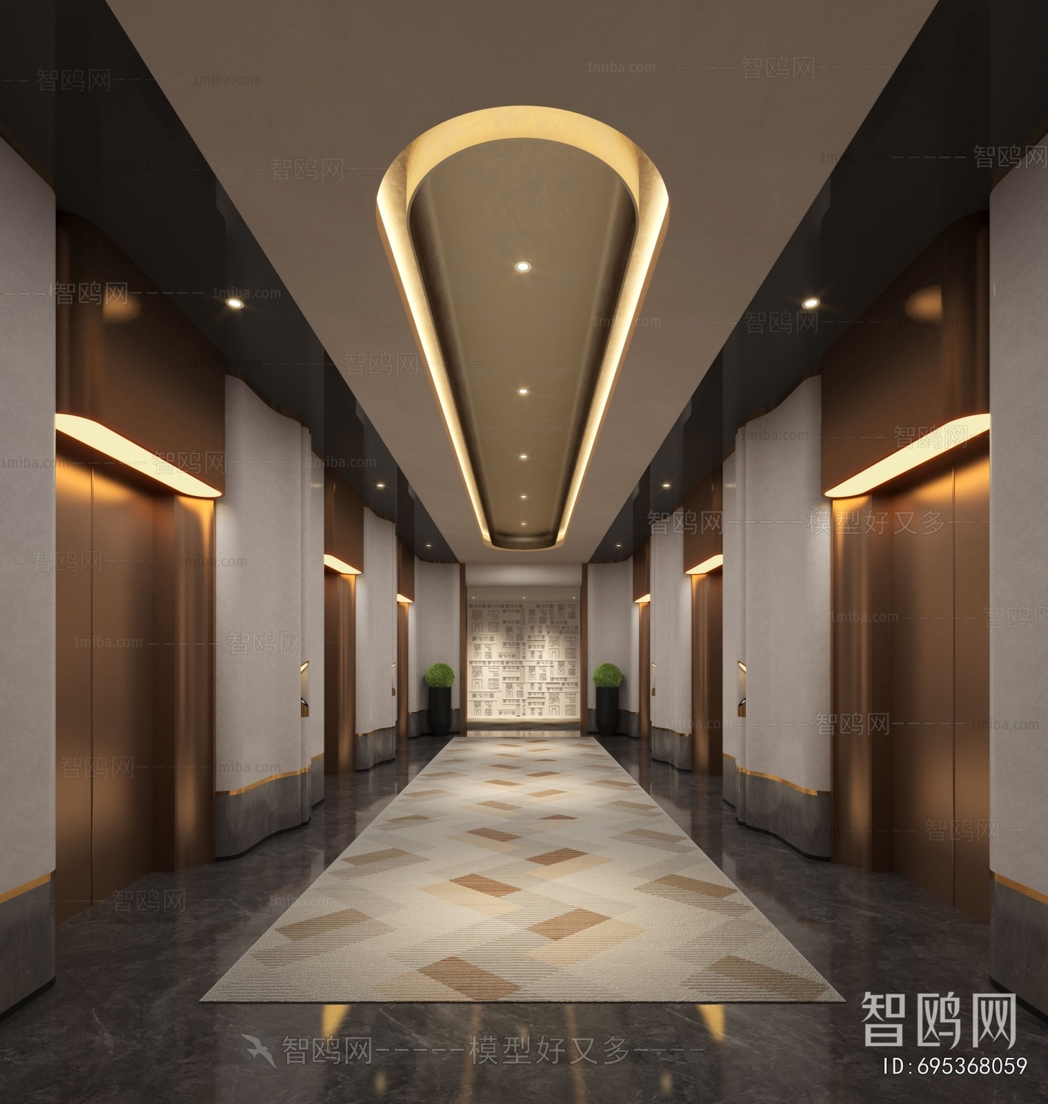 Modern Elevator Hall