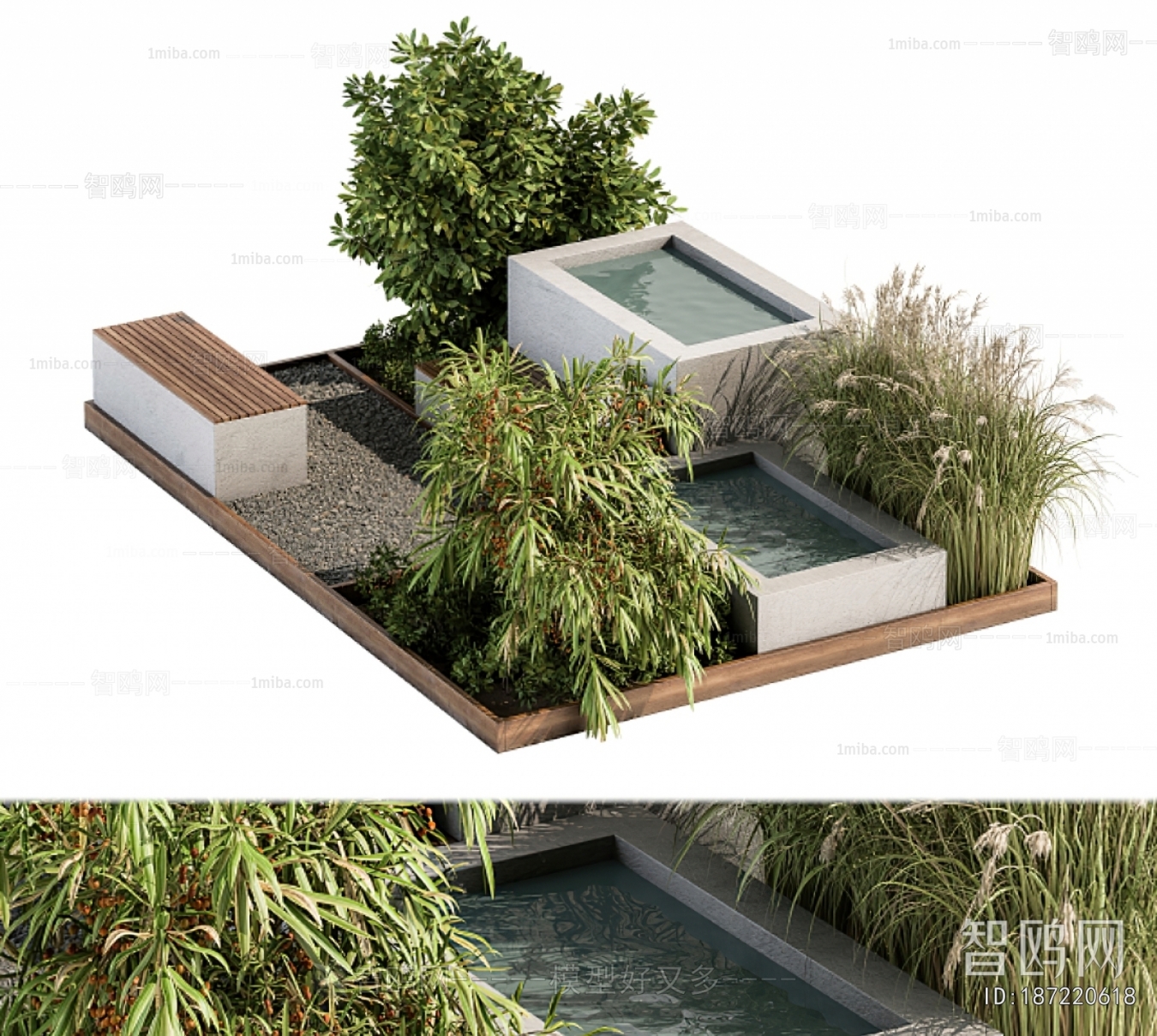 Modern Rockery Waterscape