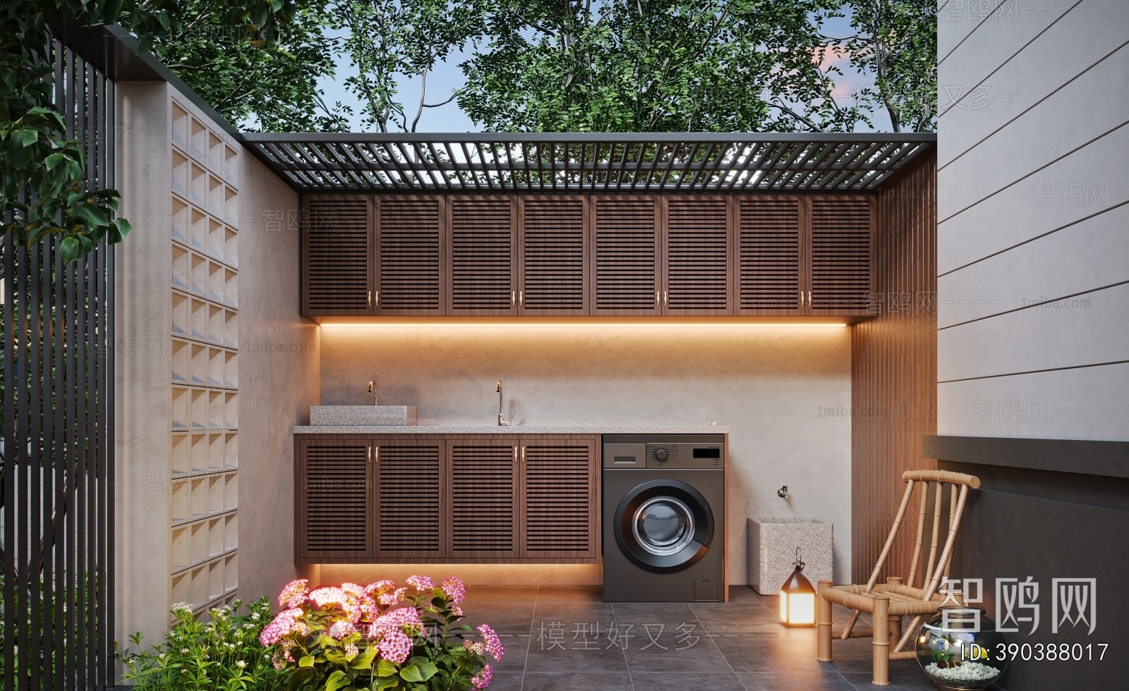 Modern Courtyard/landscape